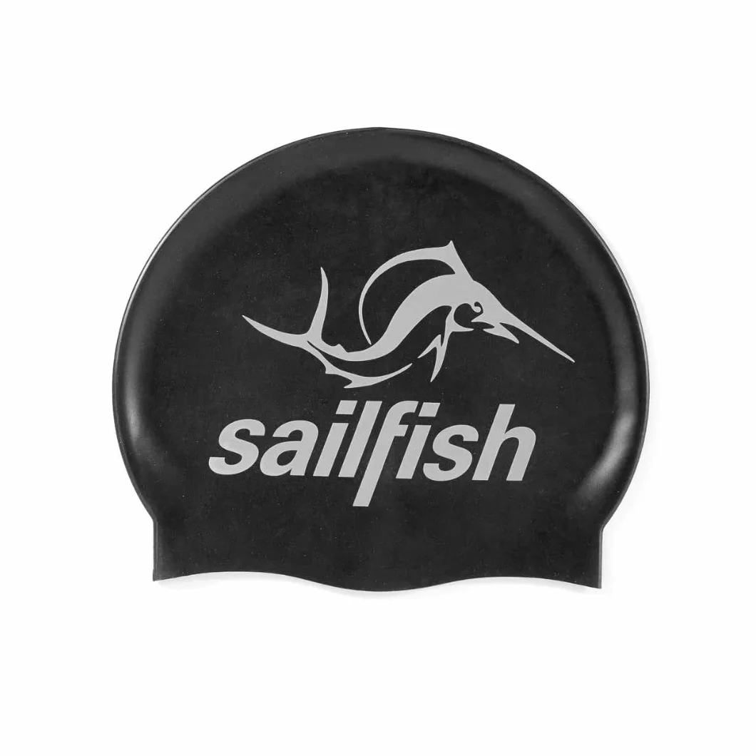 Sailfish Silicone & Neoprene Cap Durable and Comfortable Silicone Swim Cap for Pool and Open Water