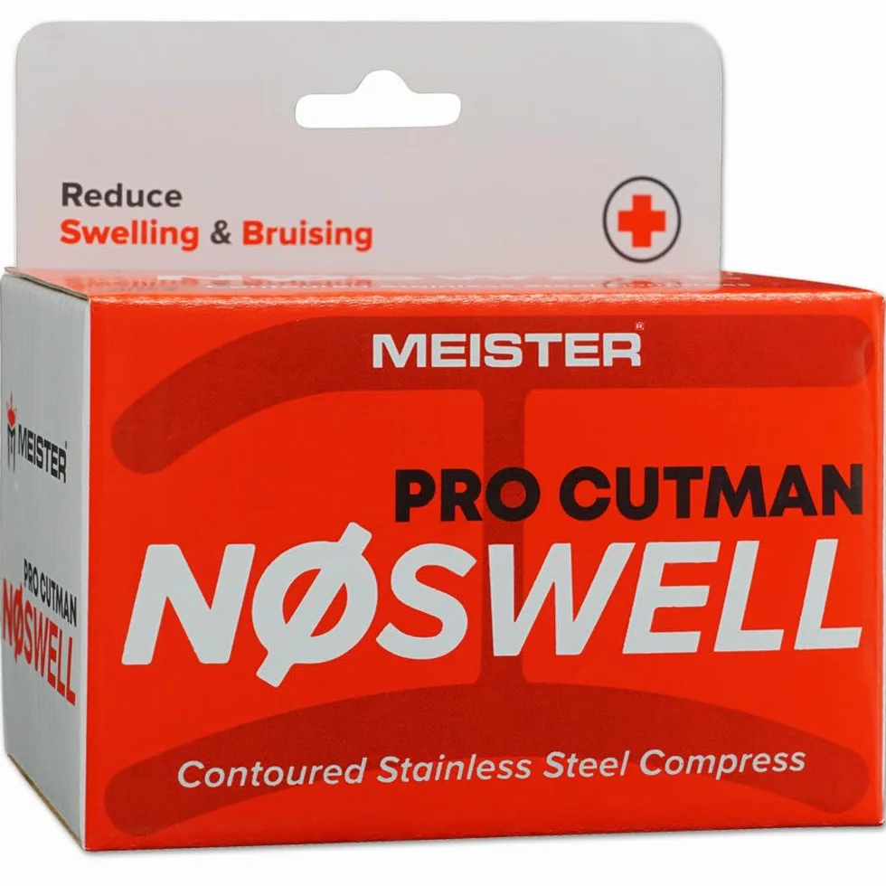 Meister Pro Cutman Contoured No-Swell - Stainless Steel Compress for Bruises, Cuts & Black Eyes