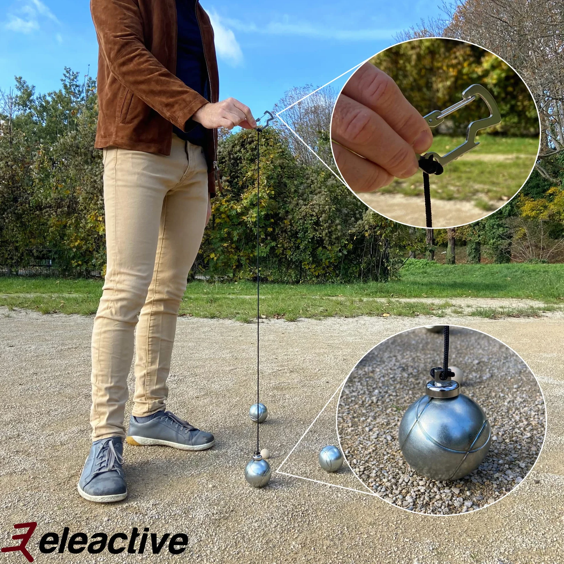 Magnetyczna piłka do petanque akcesoria dla amatorów zawody bardzo mocny magnes neodymowy otwieracz do butelek i wbudowany karabińczyk