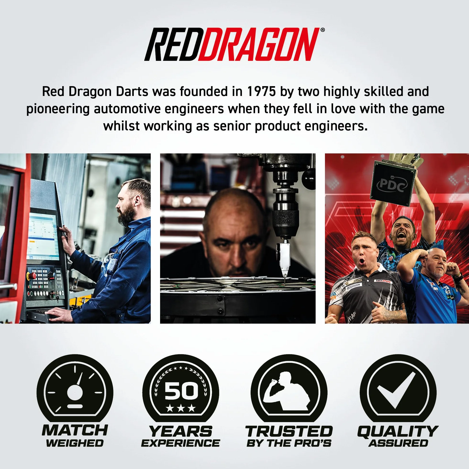 RED DRAGON Hell Fire A 22-gramowy zestaw profesjonalnych rzutek wolframowych