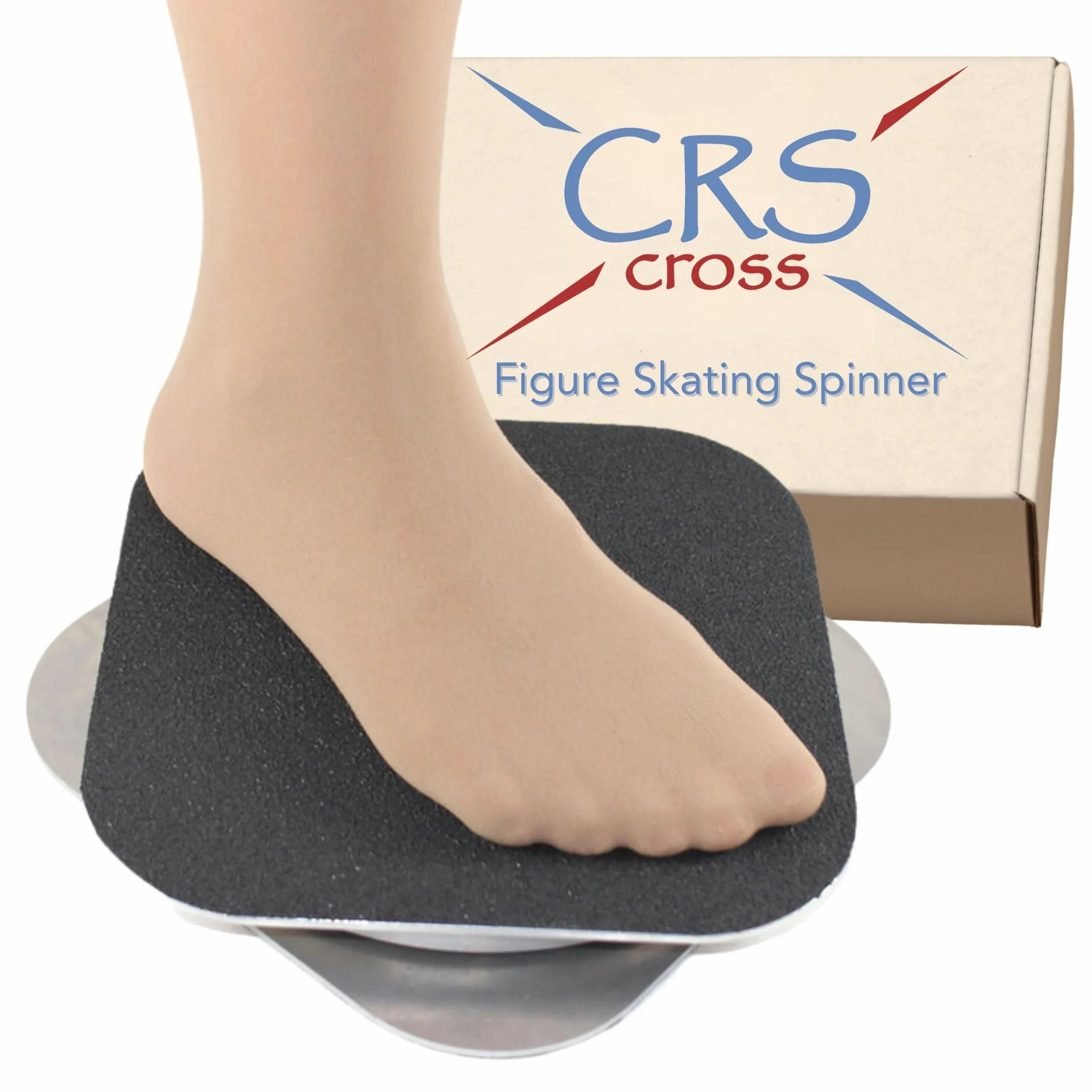 CRS Cross Obracacz do łyżwiarstwa figurowego, pomoc treningowa dla łyżwiarzy, gimnastyki, tańca i baletu Metalowy trenażer obrotowy 20,3 cm
