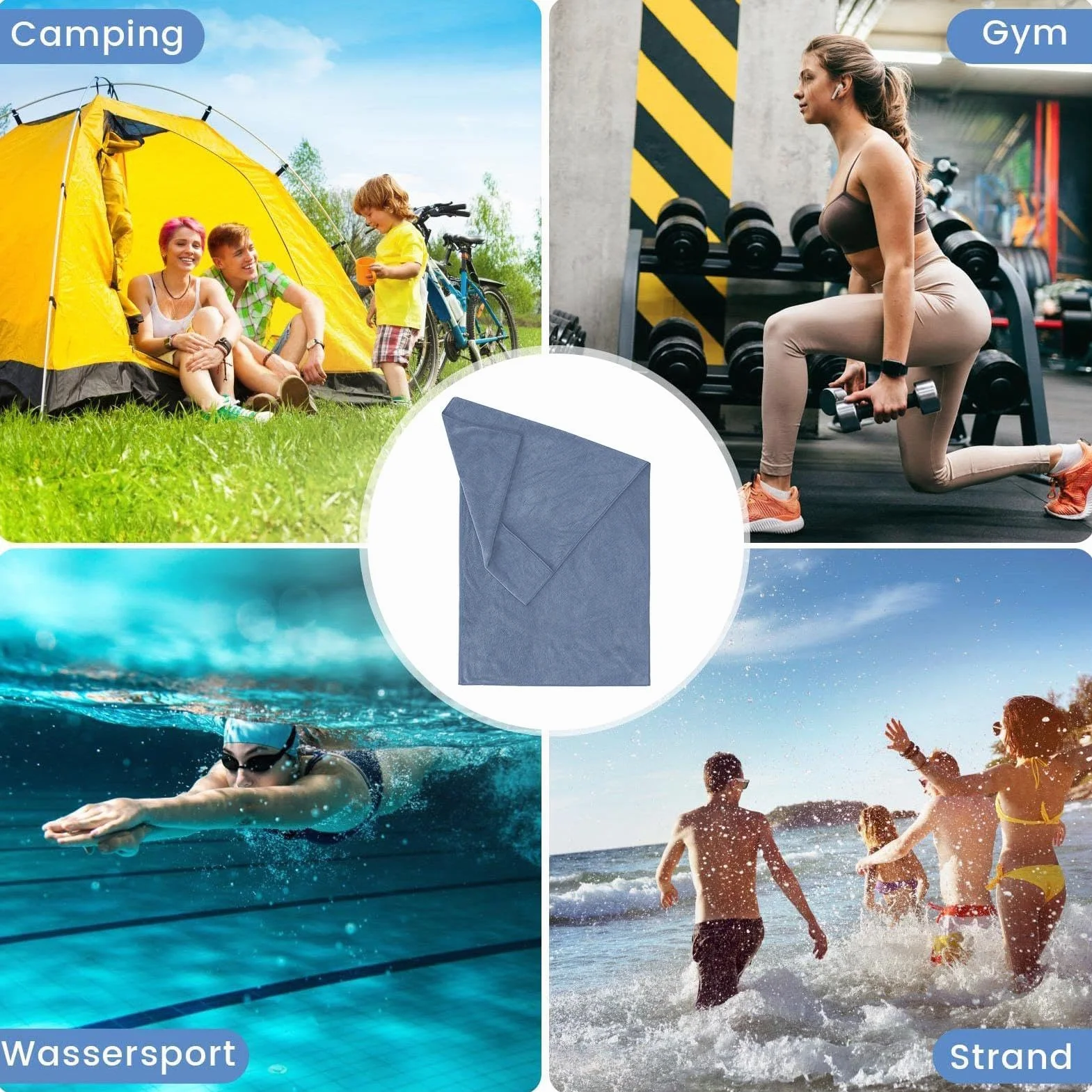 Szybkoschn?cy r?cznik z mikrofibry si?owni?, mi?kki r?cznik do jogi dla m? ?czyzn, kobiet, przeno?ny sweter do treningu, ?wiczenia ?wicze?, lekki r?cznik fitness do si?owni, sportu, biegania,