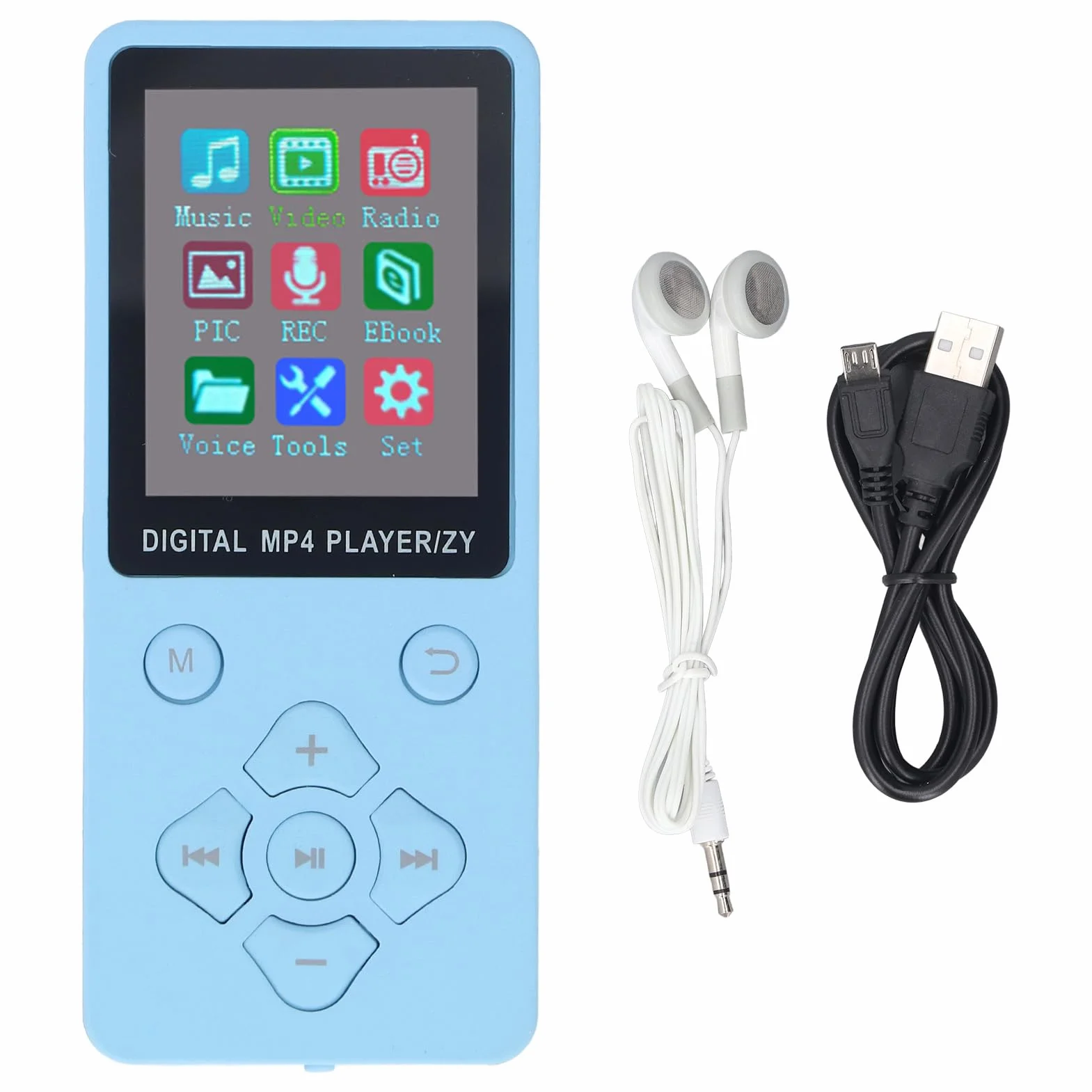Odtwarzacz Muzyczny 32 GB, Odtwarzacz MP3 i Mp4 z Bluetooth 5.0 i Kolorowym Ekranem 1,8 Cala, Cyfrowe Odtwarzacze Audio, Odtwarzacz Muzyczny z Dźwiękiem HiFi, Najwyższej Jakości