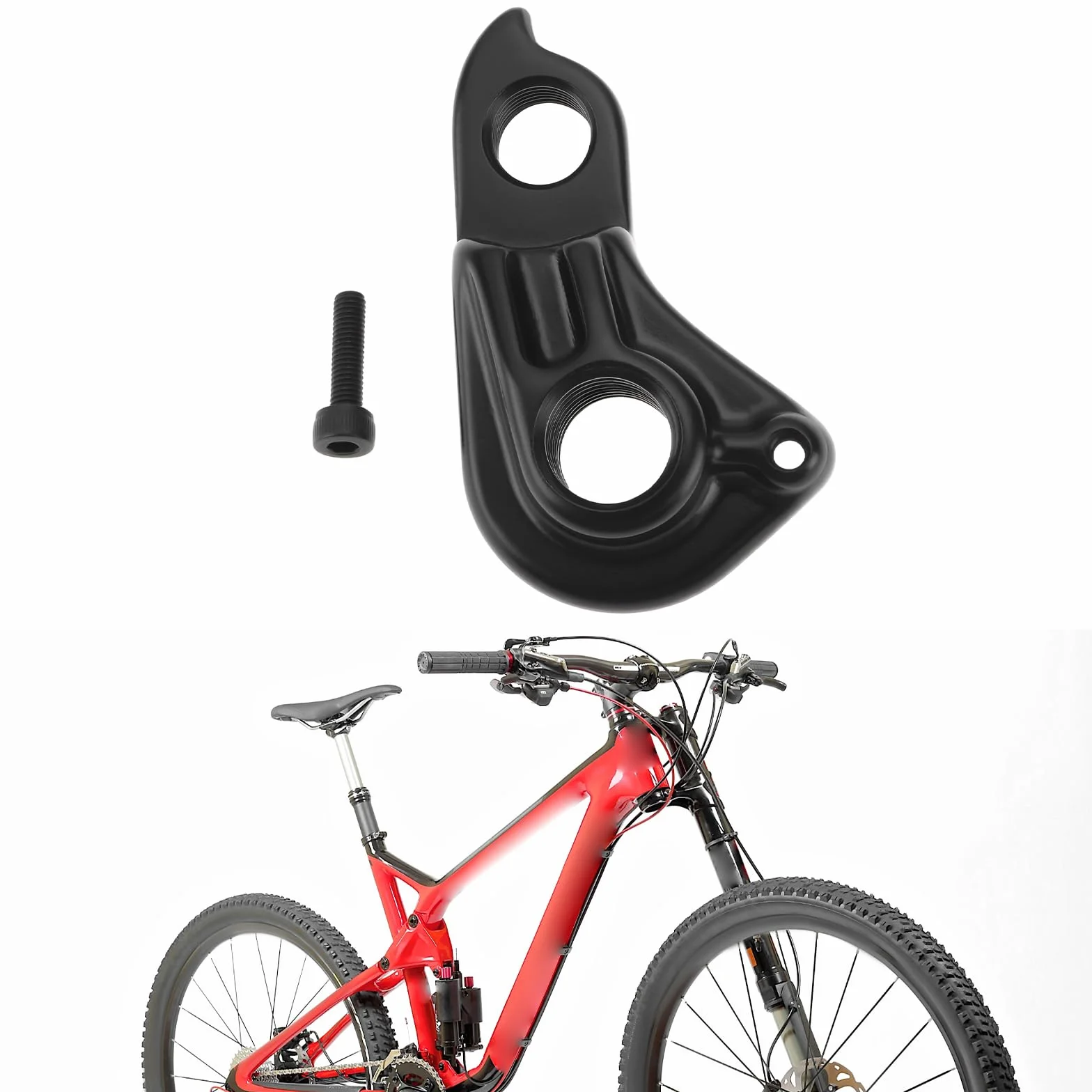 Wieszak przerzutki rowerowej M12x1,75 kompatybilny z Cannondale Trigger Jekyll CK3257 stop aluminium