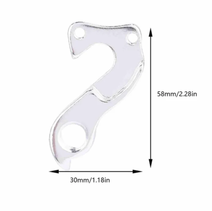 1 x wieszak na sprzęt rowerowy, tylny bieg ze stopu aluminium, hak przerzutki Mech, rama forma, wieszak na przerzutkę rowerową, do większości rowerów (003)