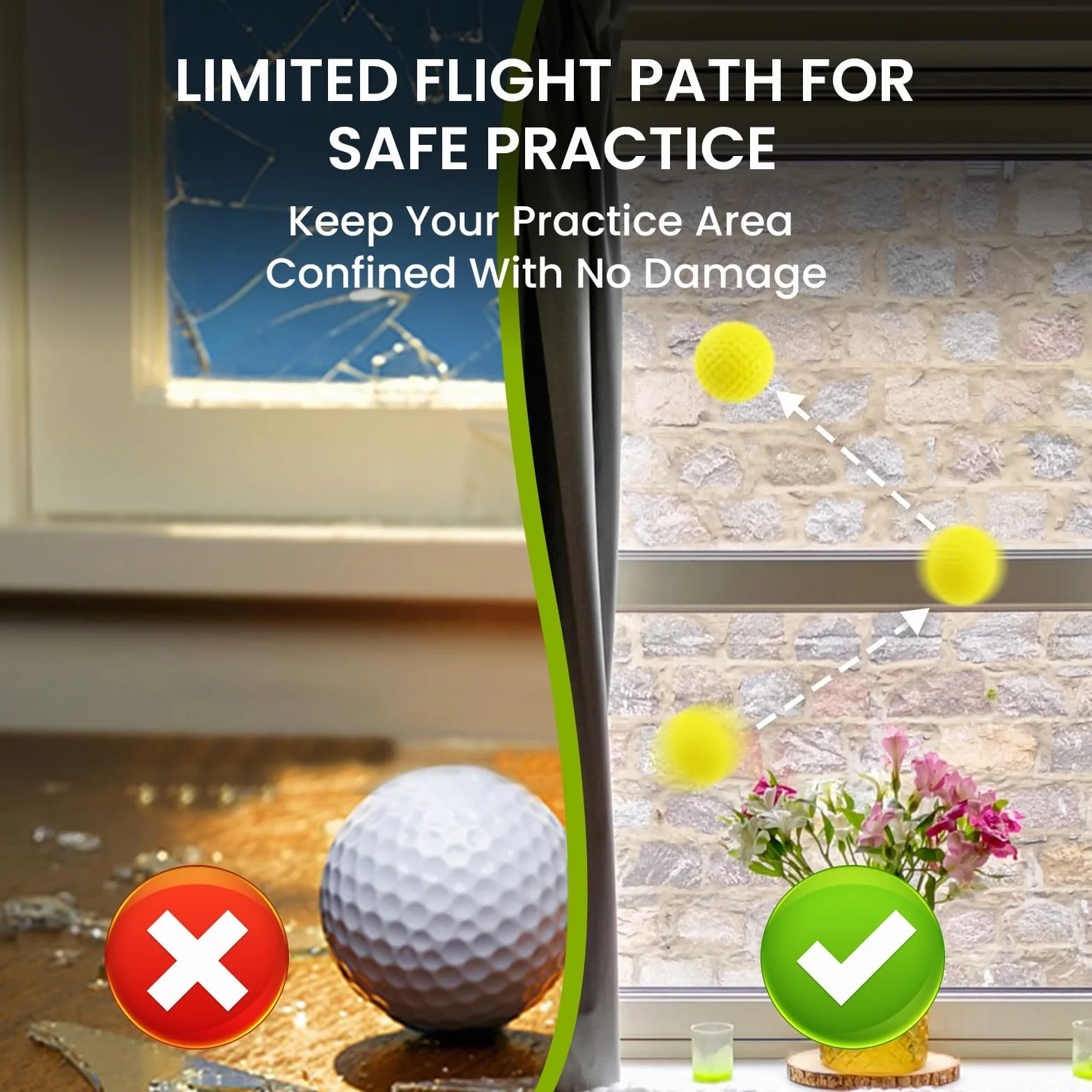 FINGER TEN Piłki do ćwiczeń golfowych 12 sztuk niebieskie