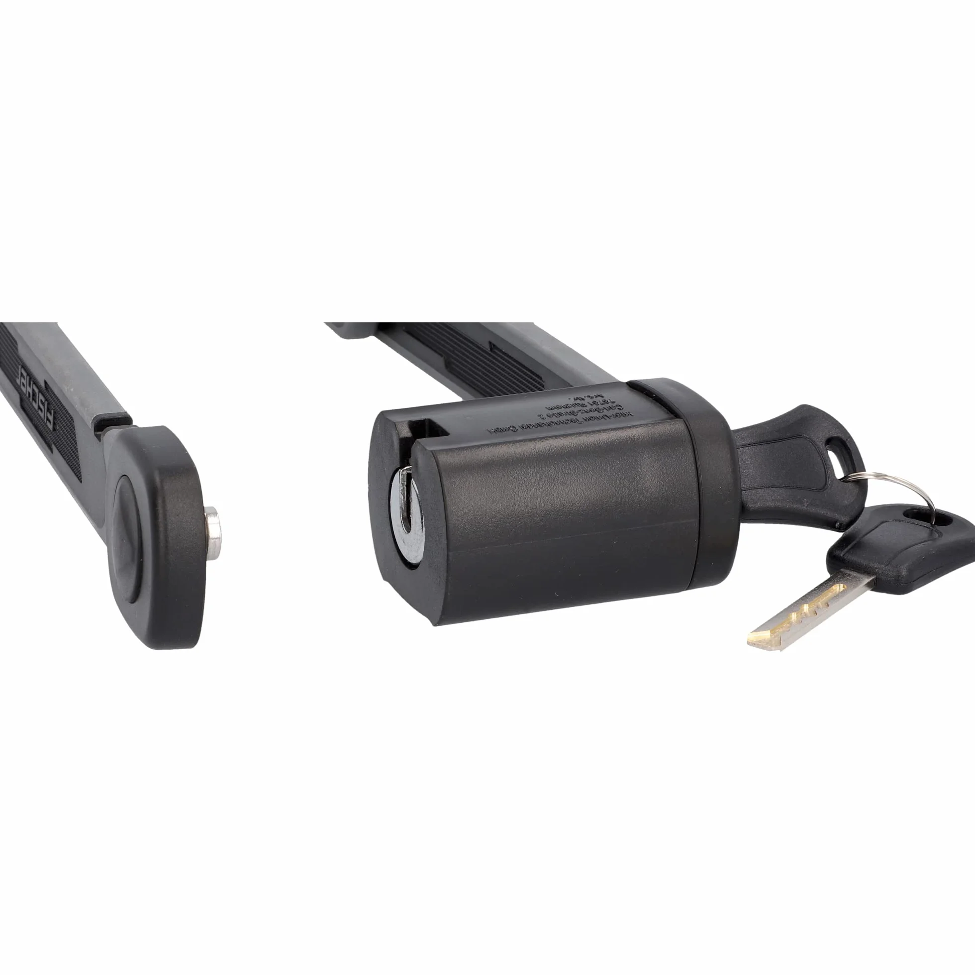 FISCHER Składane zapięcie rowerowe Soft-Touch PROTEC FKS110 110 cm czarne