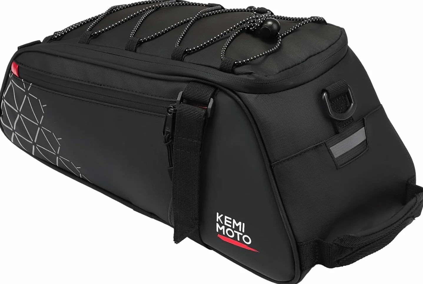 KEMIMOTO Torba rowerowa na bagażnik 2 w 1, 8 l, wodoszczelna