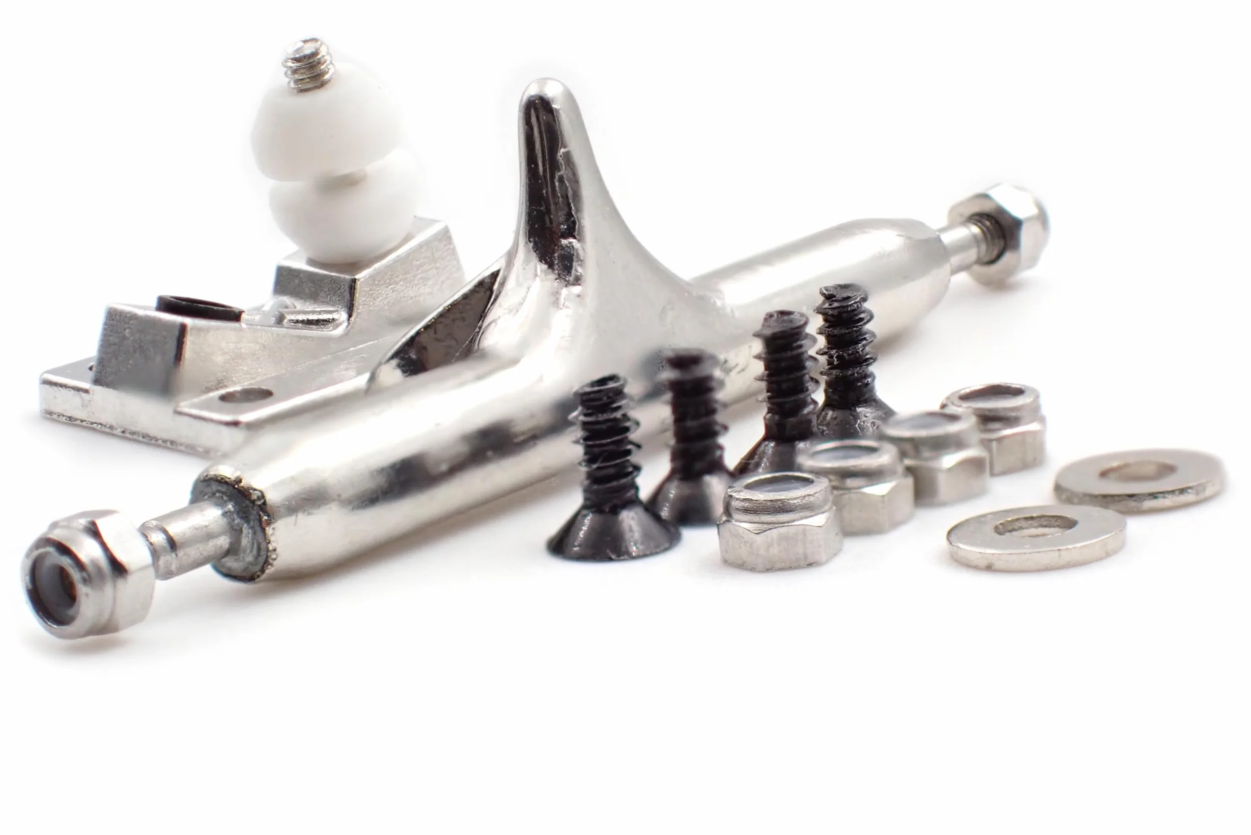SPITBOARDS 1.41 cala Podstrunnica Pro Trucks by, prawdziwe nakrętki zaciskowe, gumowe łożyska uretanowe, zoptymalizowane zawieszenie, szerokość 1.41 cala, do strojenia i montażu podstrunnic (Beige)