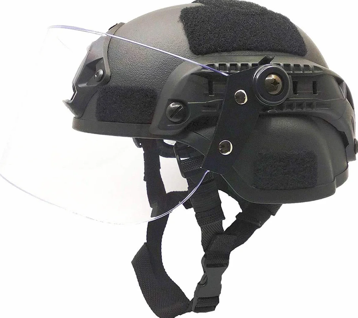 Airsoft Tactical Mich 2000 Action kask taktyczny z uchwytem NVG i wandaloodporną maską wizjera