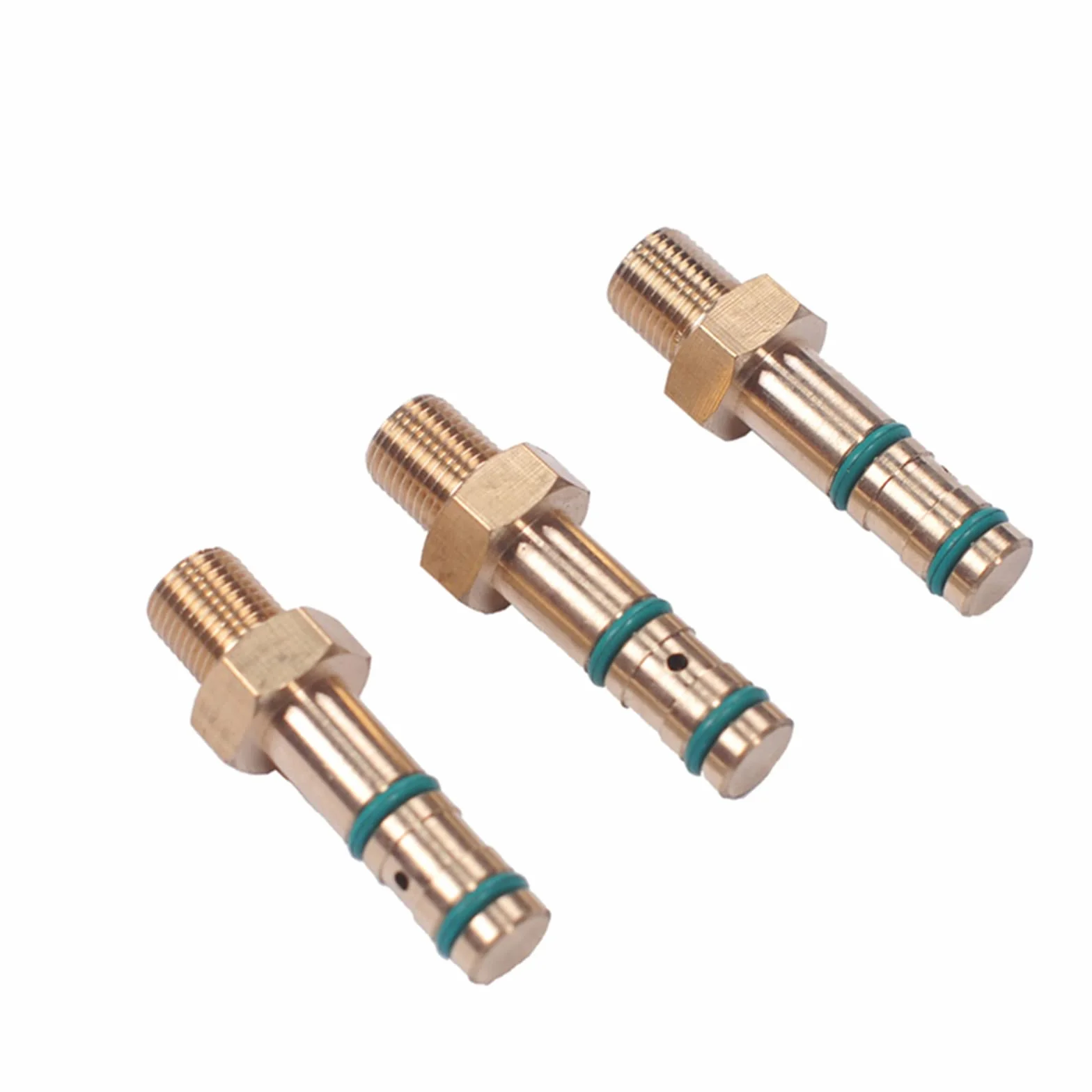 TUXING 1/20.3 cm BSPP gwint męski PCP zamiennik sondy napełniania adapter do evanix, Logun, Webley, FX Hatsan 9 mm OD mosiężny prosty trzpień narzędzia pneumatycznego..