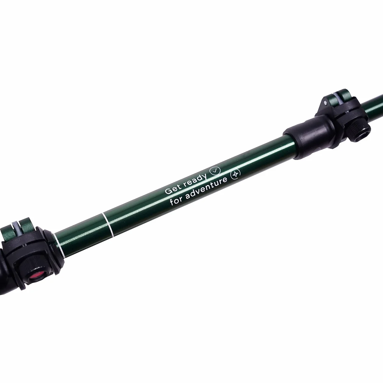 Alpinus - Kijki trekkingowe składane Matterhorn, kijki do chodzenia z regulacją zacisku, maksymalna długość: 65 – 135 cm, kijki trekkingowe z akcesoriami, kijki trekkingowe w zestawie