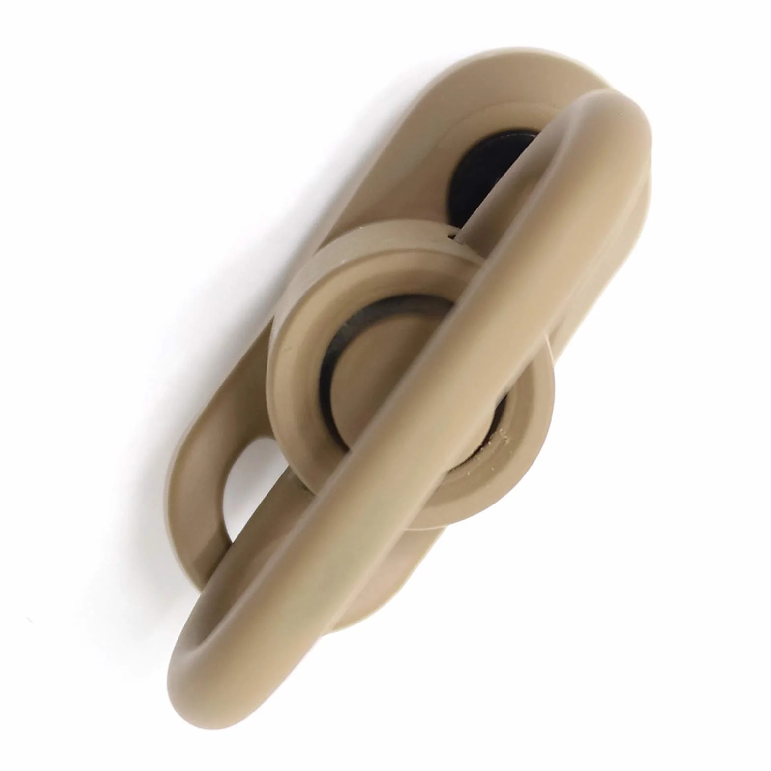 Trirock 3,5 cm przesuwana pętla push przycisk QD pełna TAN/FDE mocowanie do zawieszenia podstawy pasuje do szyny M-LK z czystym otworem do zatrzasków hak sprężynowy
