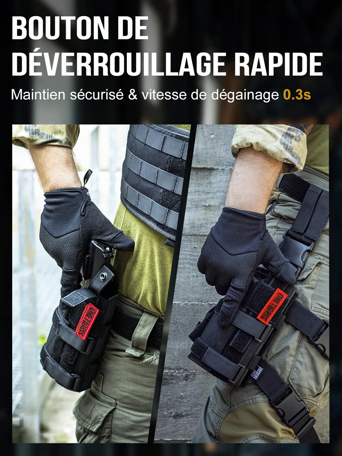 OneTigris 1000D nylonowa kabura na pistolet Molle kabura na pistolet