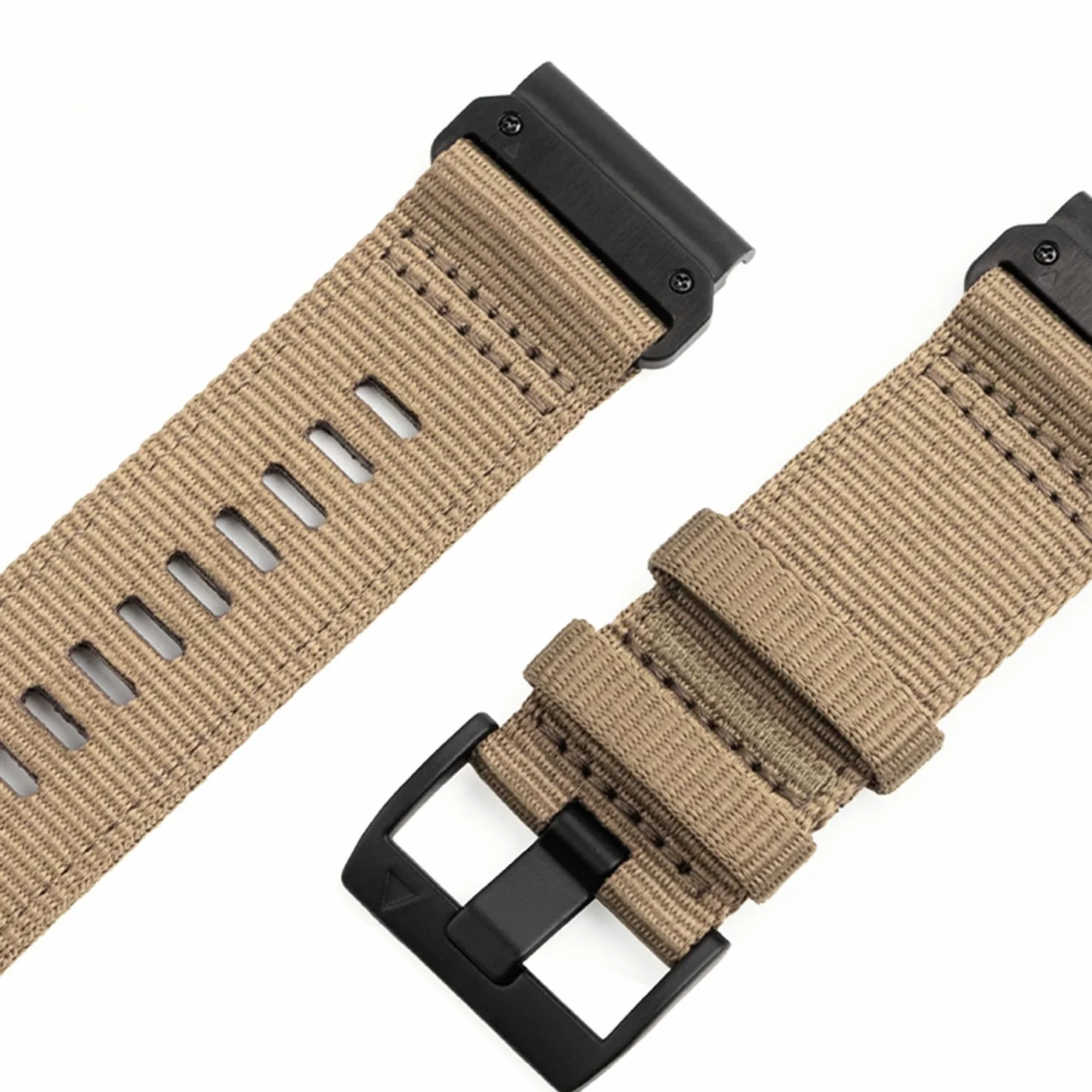 YOOSIDE Nylonowa bransoletka do zegarka Garmin Fenix 8 47 mm / epix Pro 47 mm / Fenix 7/6/5, ulepszona Quick Fit 22 mm Weave nylonowy pasek sportowy na nadgarstek do Instinct 3 45 mm, Forerunner 955