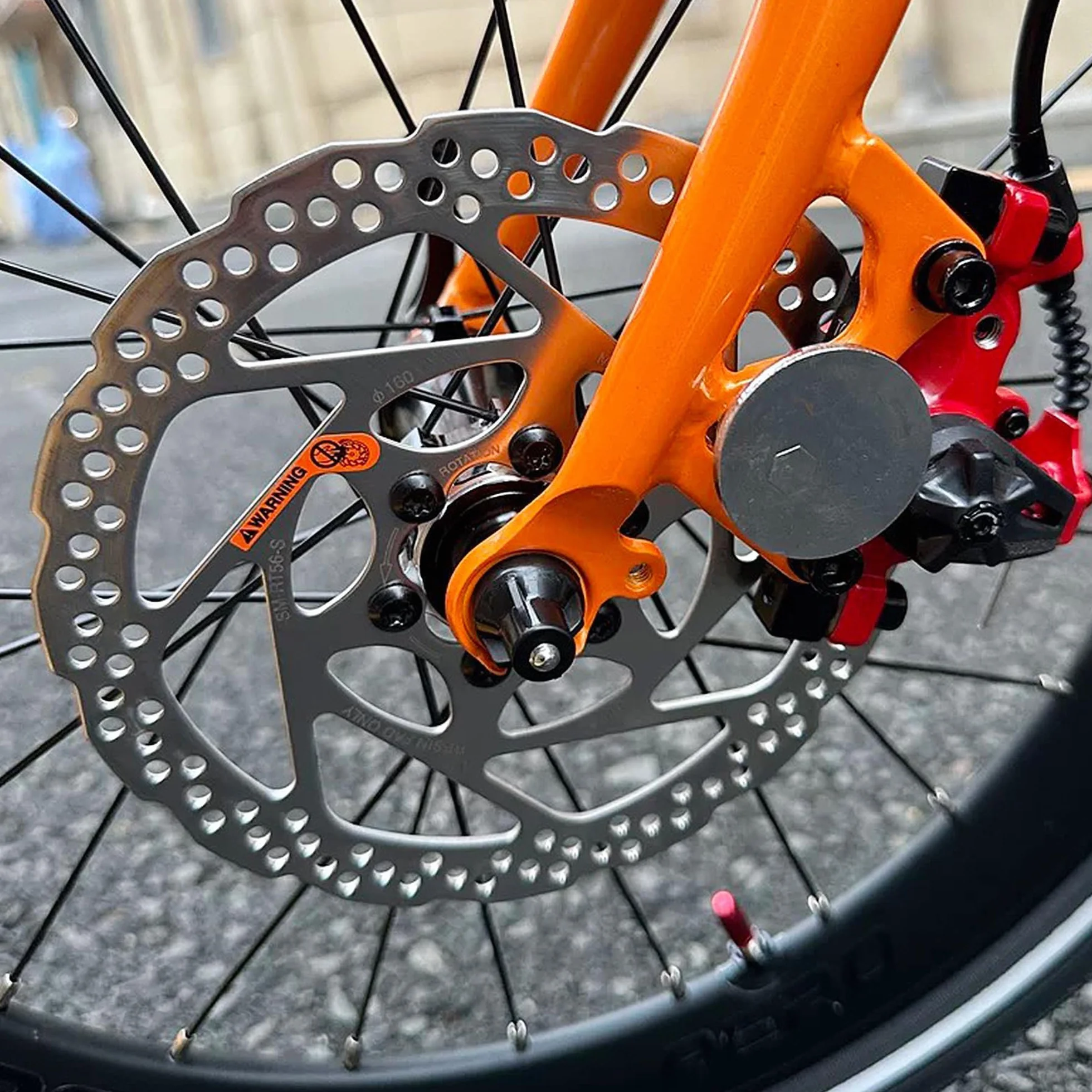 Tarcza hamulcowa rowerowa 160mm 6-otworowa Shimano SMRT 56 Standard 12 śrub