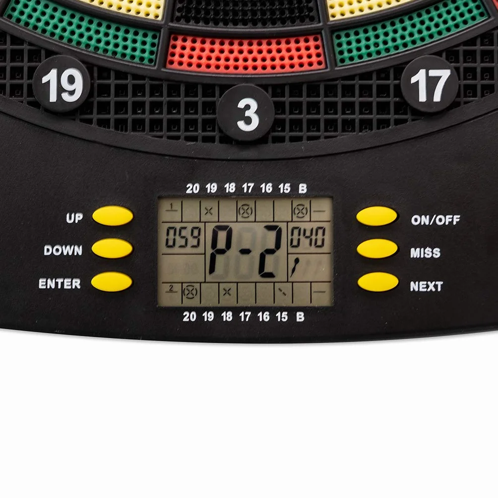 Carromco SCORE-301 elektroniczna tarcza do darta, 26 gier, 523 warianty, dla 1-8 graczy