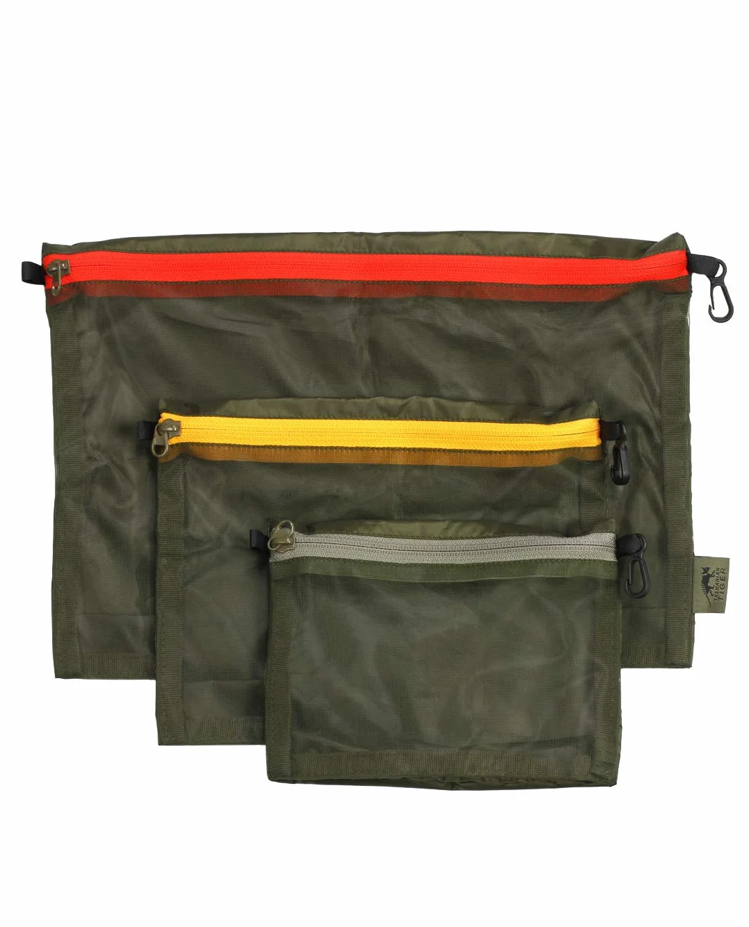 Tasmanian Tiger Tt Mesh 7632 Zestaw Kieszeni, Oliwkowy, 3 Rozmiary