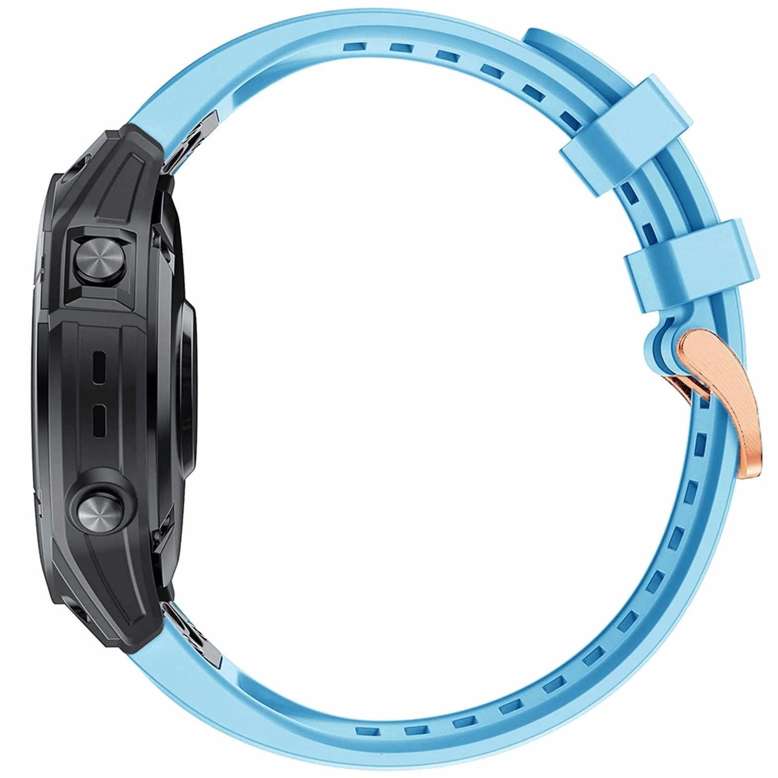 AMSH Pasek do zegarka Garmin Fenix 7S 6S Pro 5S Plus Instinct 2S 20 mm Silikonowa Bransoletka
