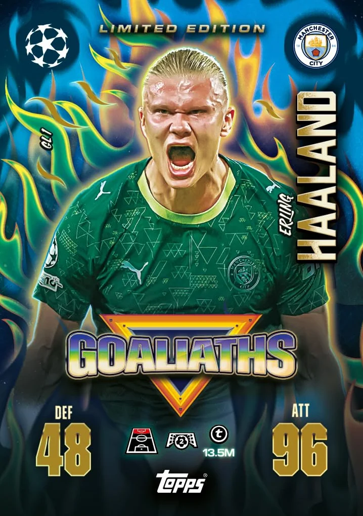 Topps UCC Match Attax Extra 2026 Mega Tin Goliaths 48 kart 3 karty Goliaths-LE