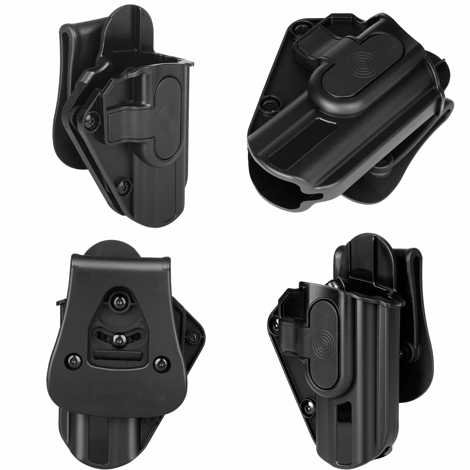 efluky Universalny Pokrowiec na Pistolet Fit G17, G19, G19x, G26, G34, G43, G48, Ruger Max-9mm, Ruger 57, Scct-1/2, S&W M&P 9. 380 Shield ez, Springfield Armory Hellcat/Hellcat Pro, Paddle 60°