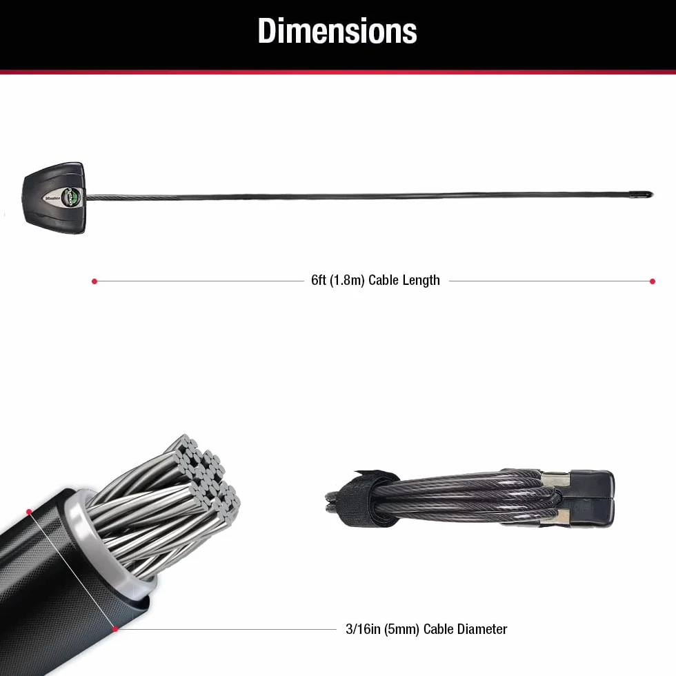 Master Lock 8417D Python Regulowany zamek kabla 6-Stopa