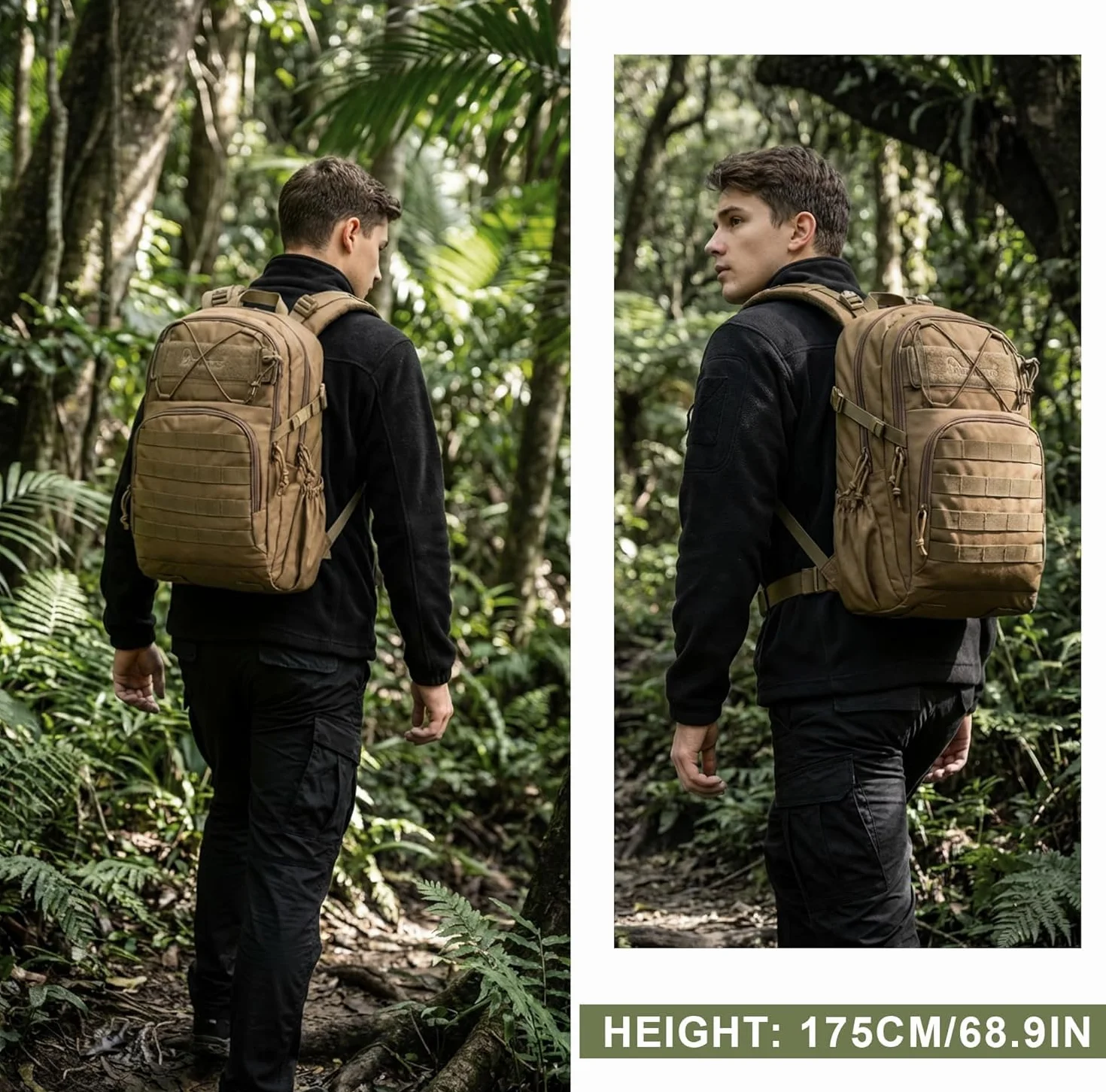 Mardingtop Plecak taktyczny 28 l trekkingowy outdoorowy kemping podróże