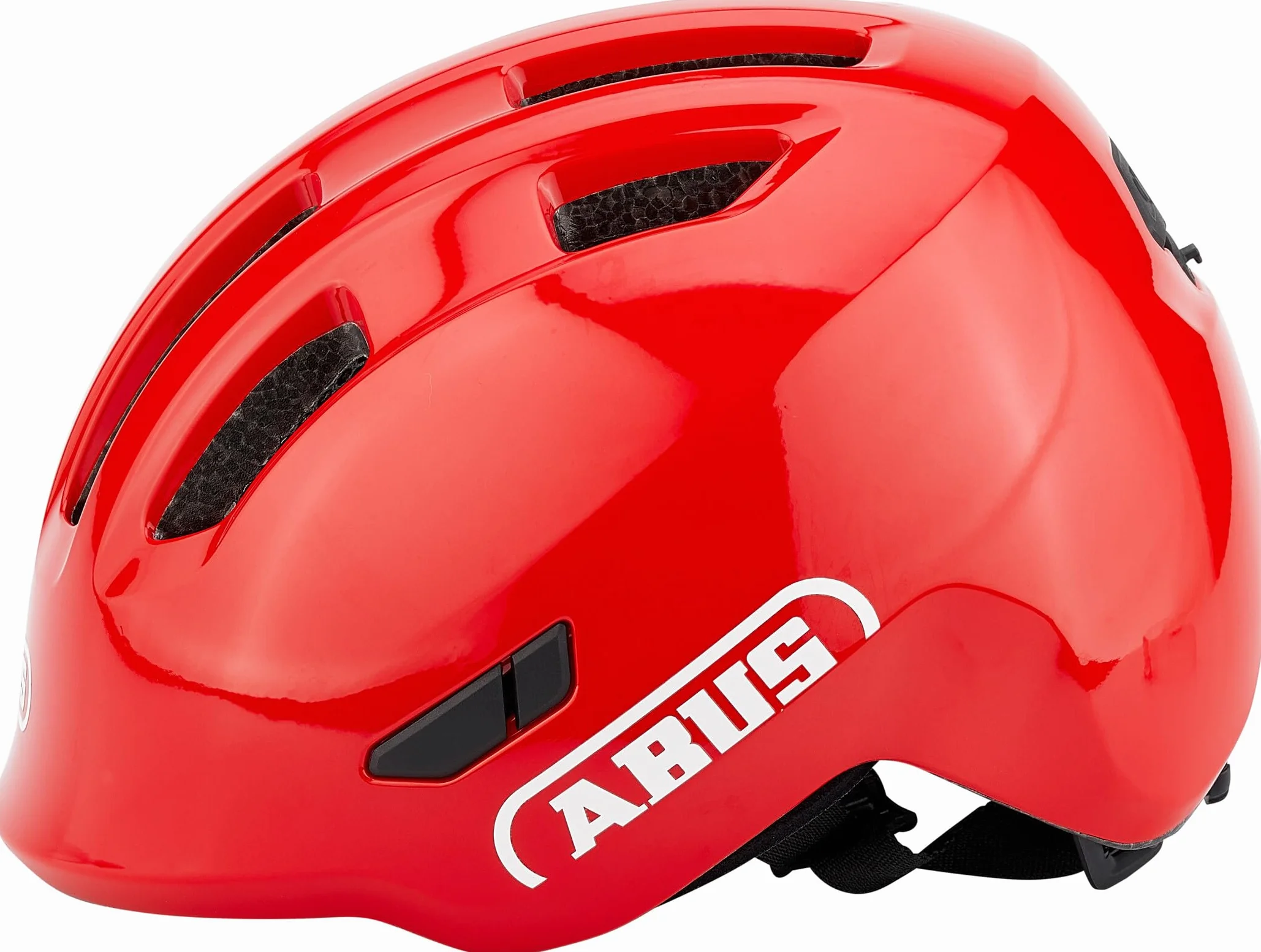 ABUS Kask Rowerowy Czerwony Shiny Red Rozmiar M 50-55 cm