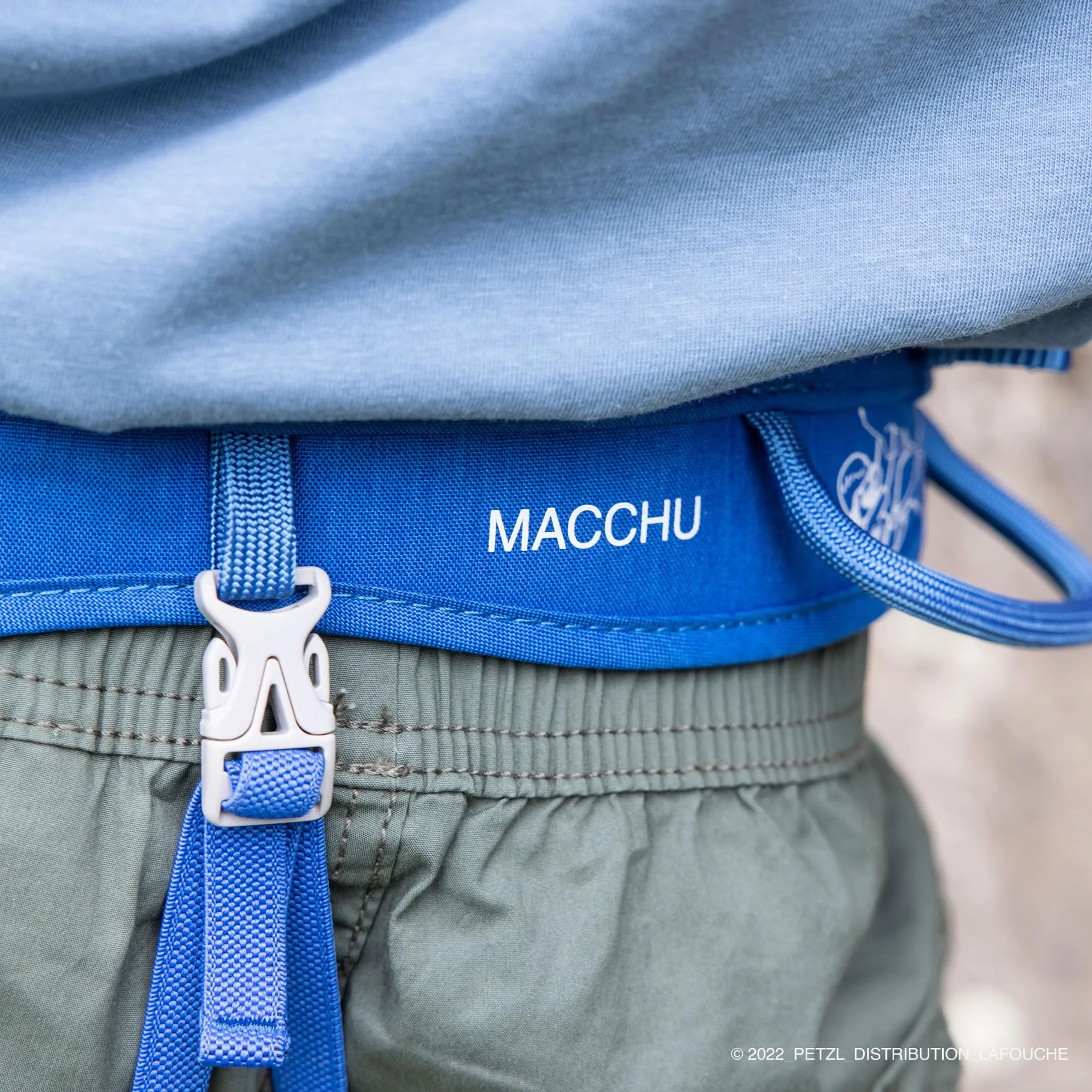 PETZL Uprząż MACCHU niebieska rozmiar uniwersalny