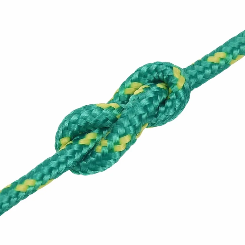 vidaXL Linka żeglarska, zielona, 4 mm, 250 m, polipropylen