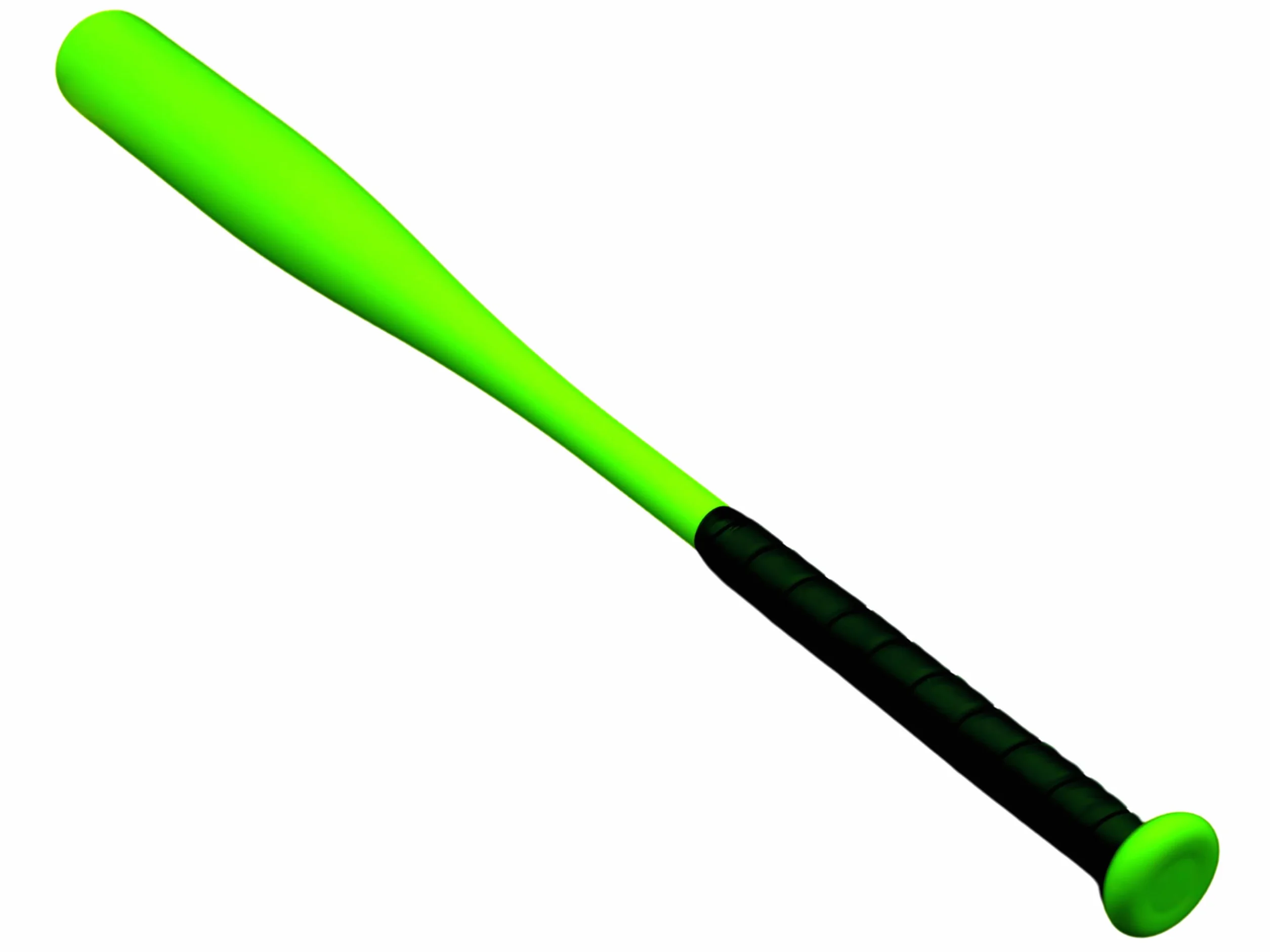 Aluminiowy kij baseballowy premium 4 rozmiary neonowy żółty antypoślizgowy uchwyt