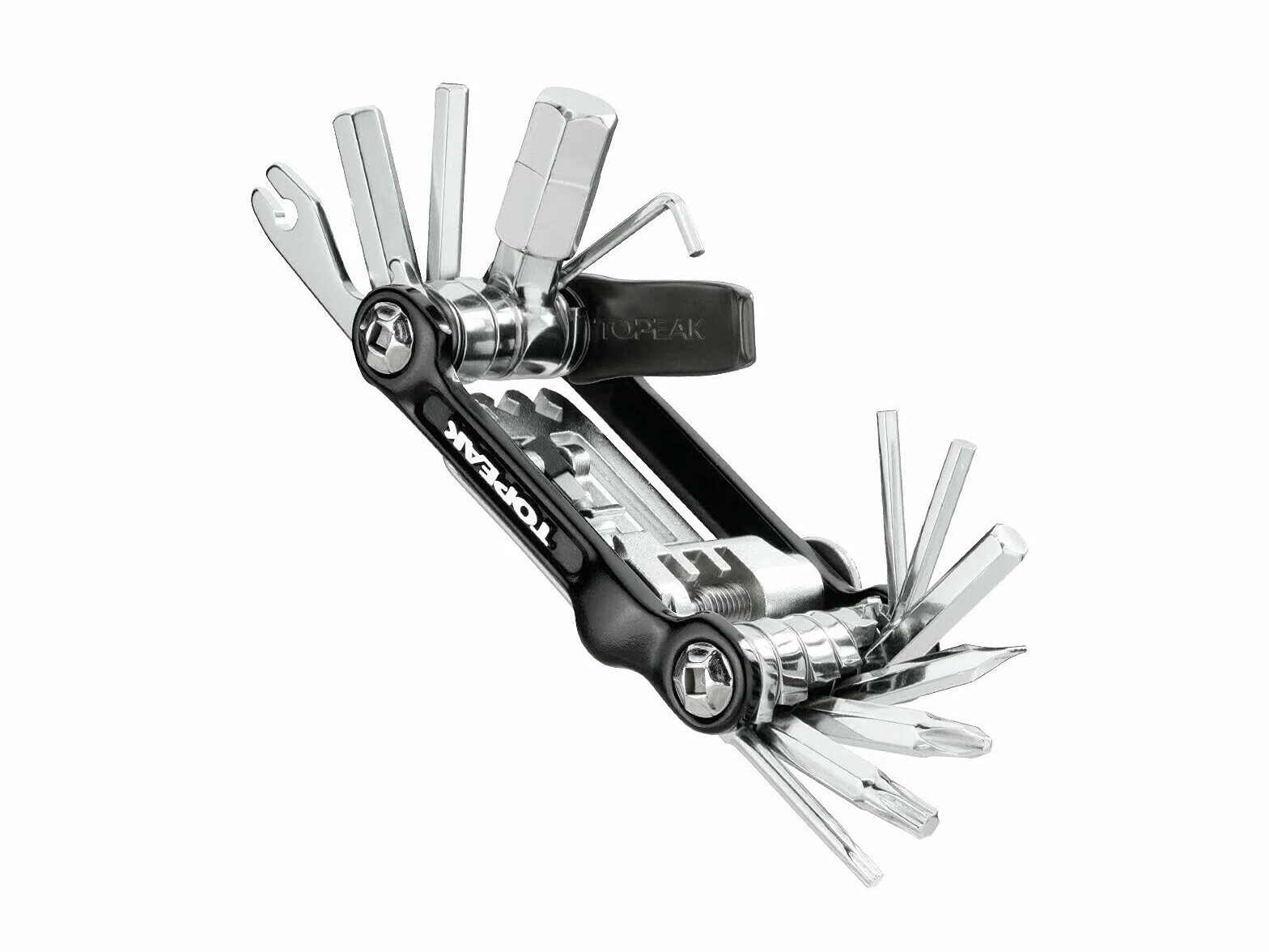 TOPEAK Narzędzie Wielofunkcyjne Mini 20 Pro, Srebrno/Czarny, 19.3 x 10.67 x 4.57 cm, 15400166