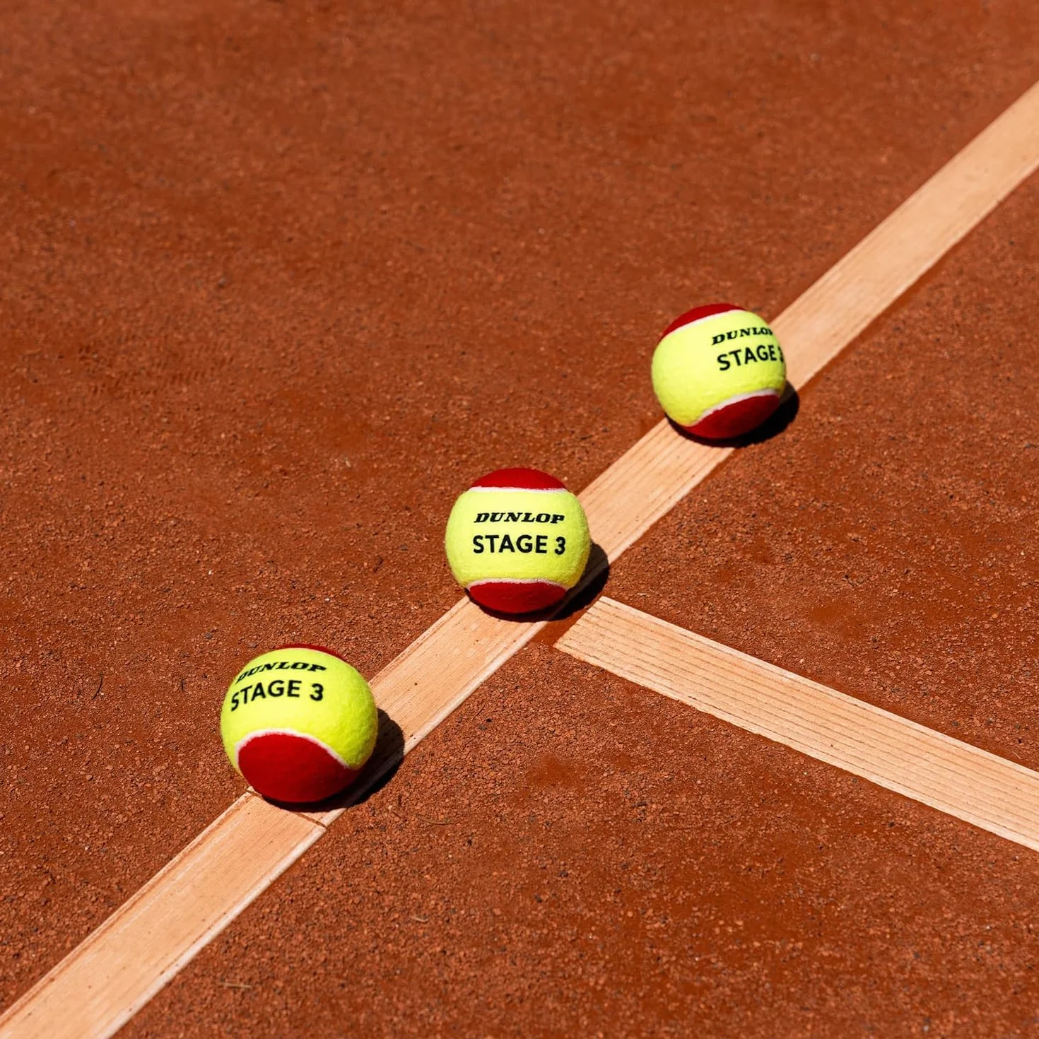 DUNLOP Piłka tenisowa Stage 3 czerwona 12 sztuk