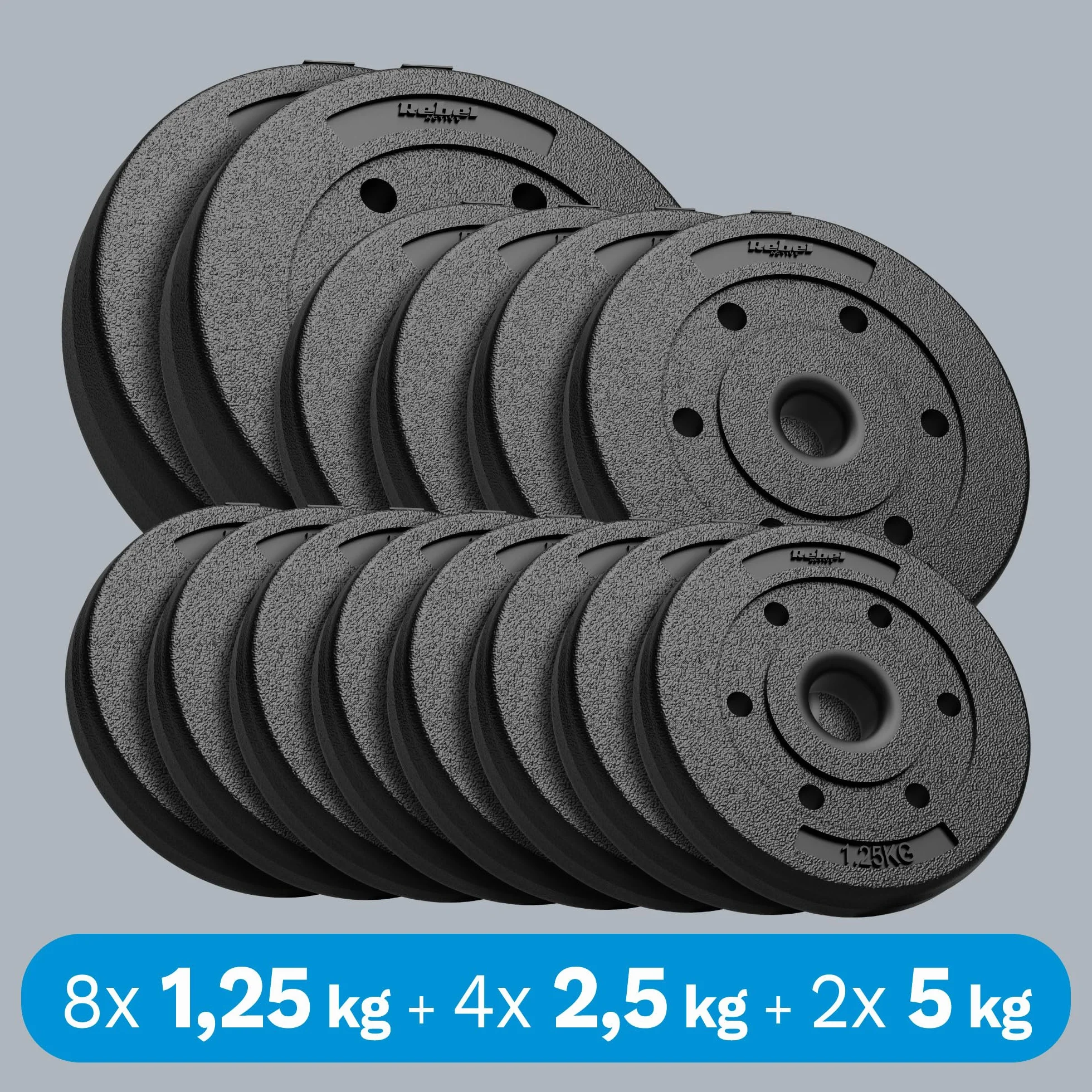Rebel Zestaw Obciążeń Bitumicznych 30kg Otwór 31mm RBA-2106