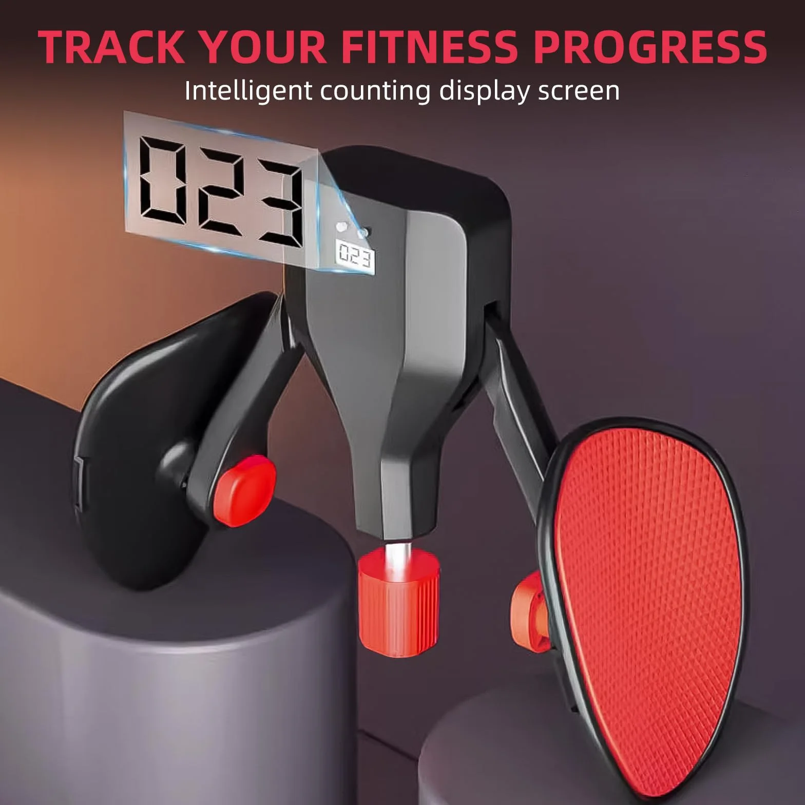 Wooa Thigh Master 35 kg regulowany opór, sprzęt do ćwiczeń nóg i ud z licznikiem