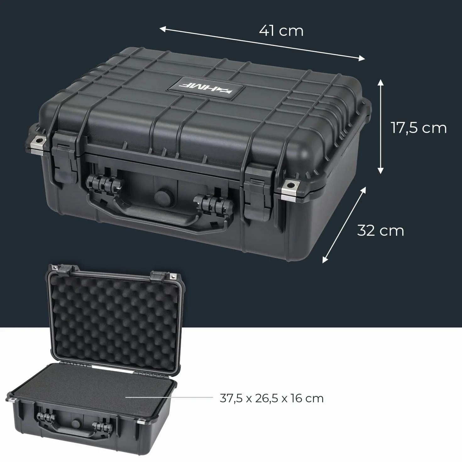 HMF ODK100 Walizka outdoorowa na przybory fotograficzne 41 x 32 x 17,5 cm