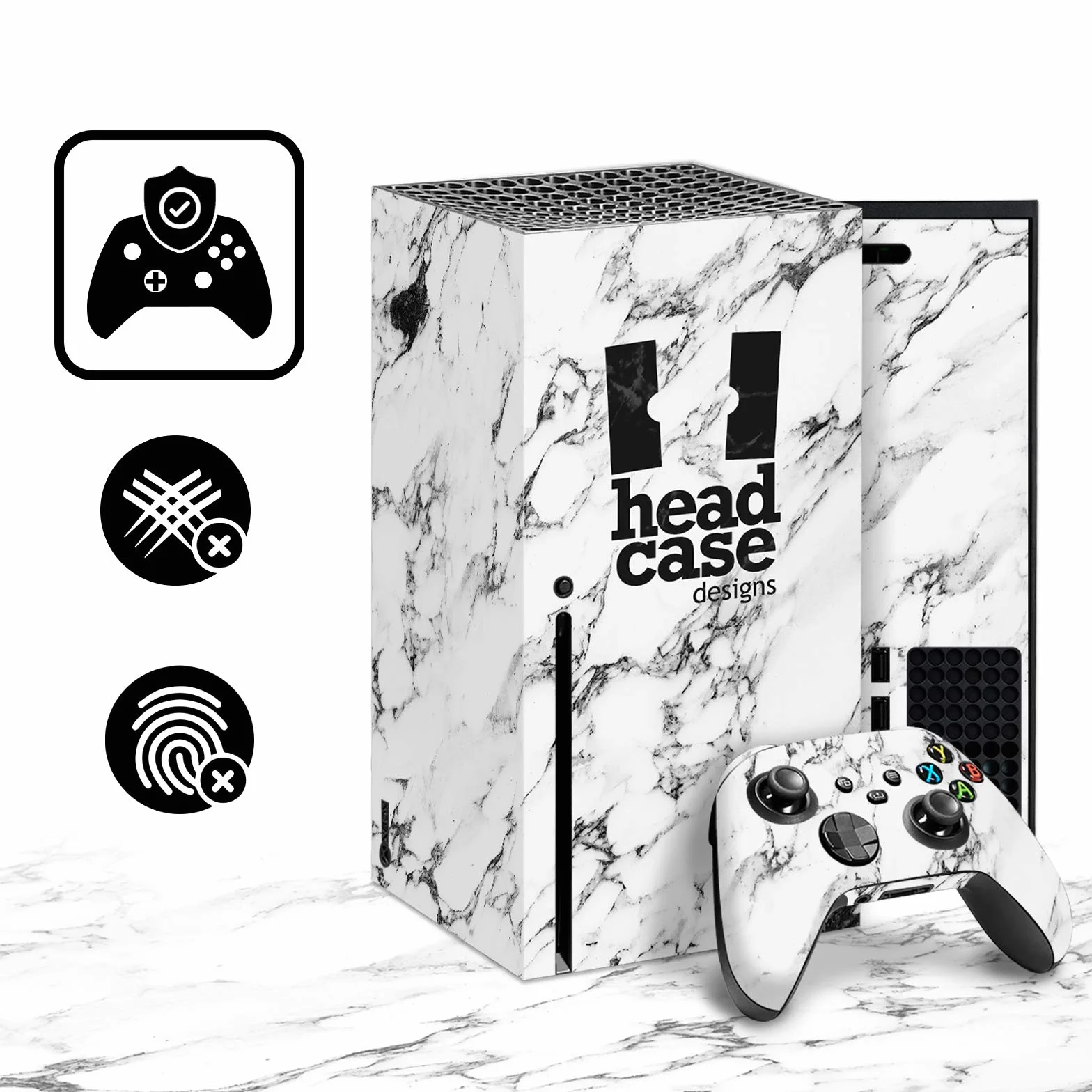 Head Case Designs Oficjalnie Licencjonowany AC Milan Czerwone i Czarne Sztuka Naklejka Winylu Skóry Naklejka Pokrywa Kompatybilny z Xbox Series X Console and Controller Bundle