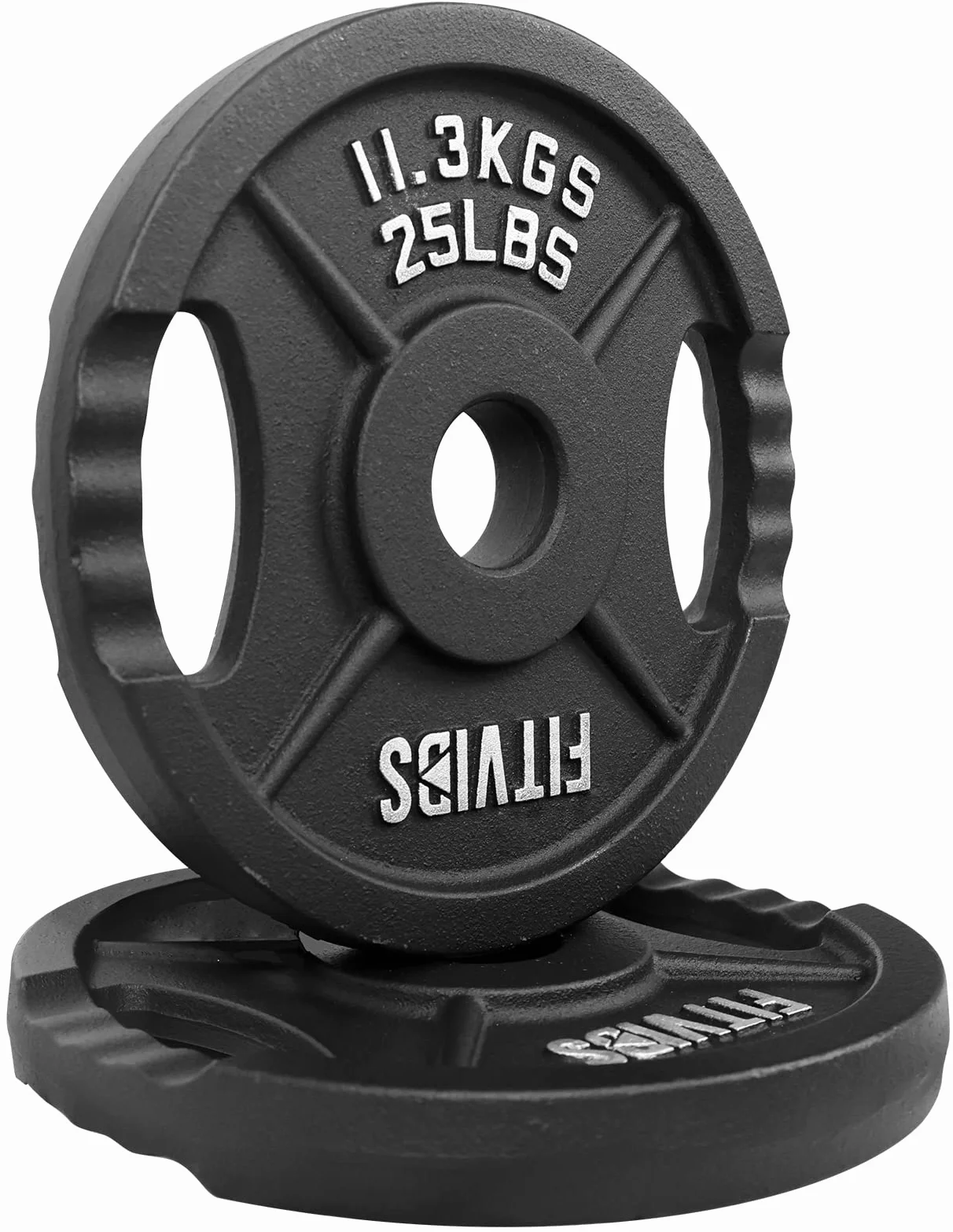 Signature Fitness Olympic 2-calowy żeliwny talerz obciążający 11,3 kg para