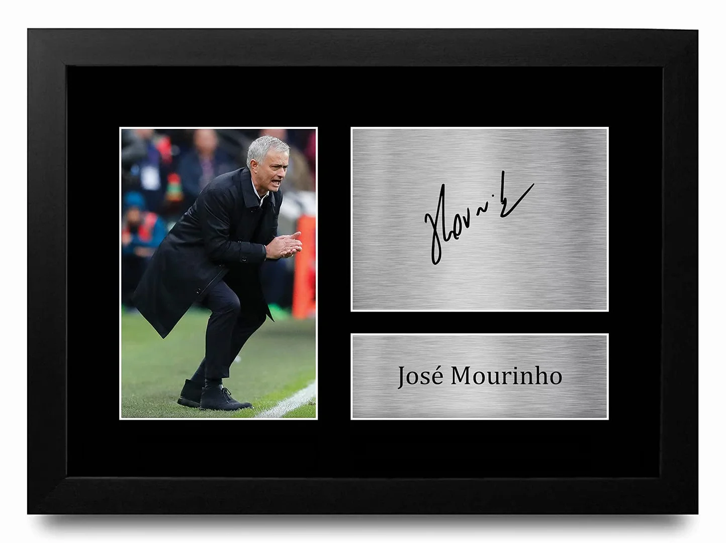 HWC Trading A4 FR Jose Mourinho Spurs Tottenham prezenty z nadrukiem podpisanym autografem dla fanów i zwolenników - A4 oprawiony