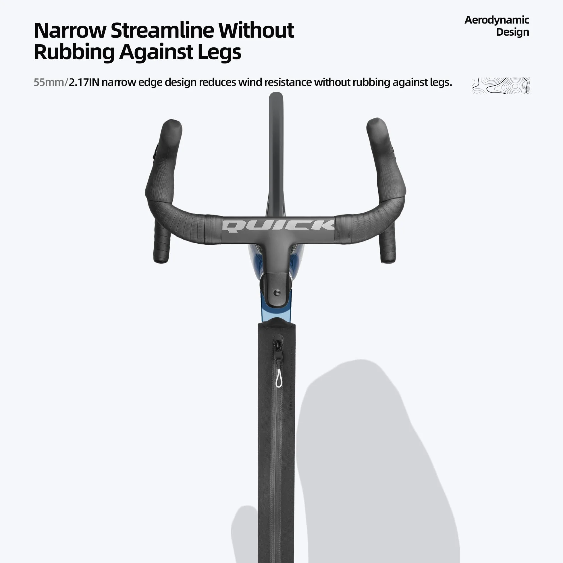 Rhinowalk Torba na ramę rowerową trójkąt wodoodporna torba pod górną rurkę przednia torba do przechowywania Bikepacking