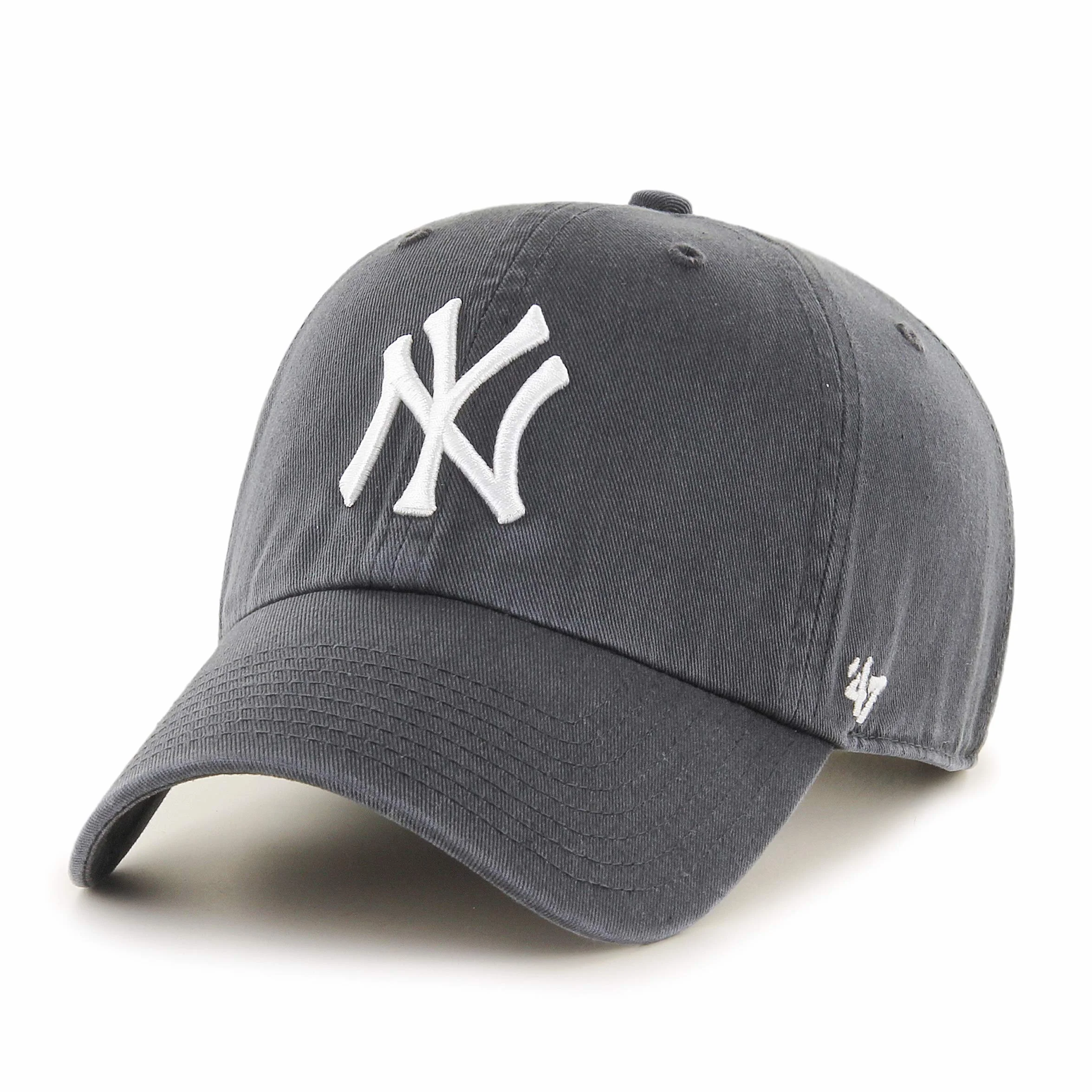 MLB baseball czapka kapelusz 47 Clean Up nieustrukturyzowana korona zakrzywiony daszek regulowany logo drużyny LA NY