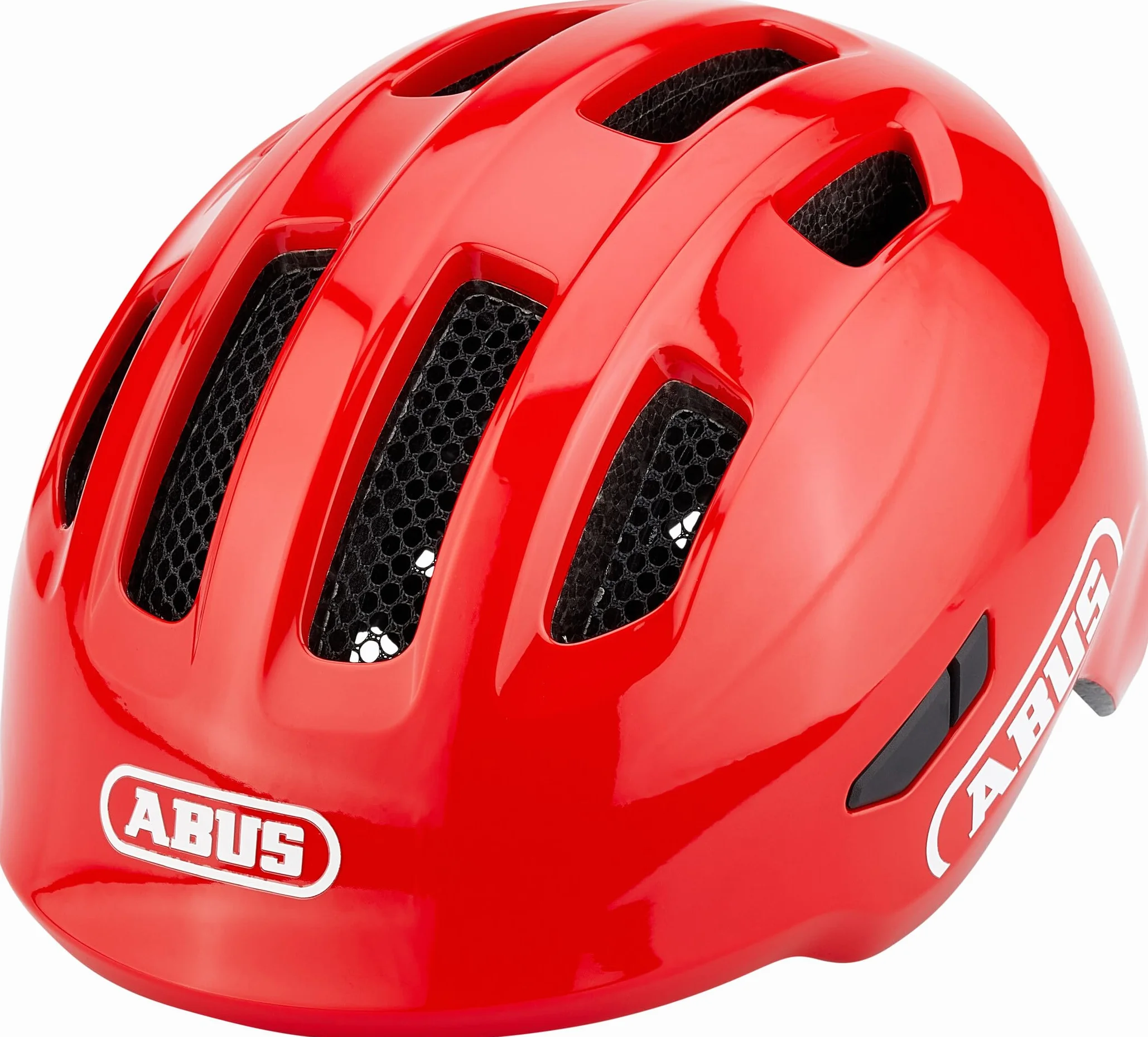 ABUS Kask Rowerowy Czerwony Shiny Red Rozmiar M 50-55 cm