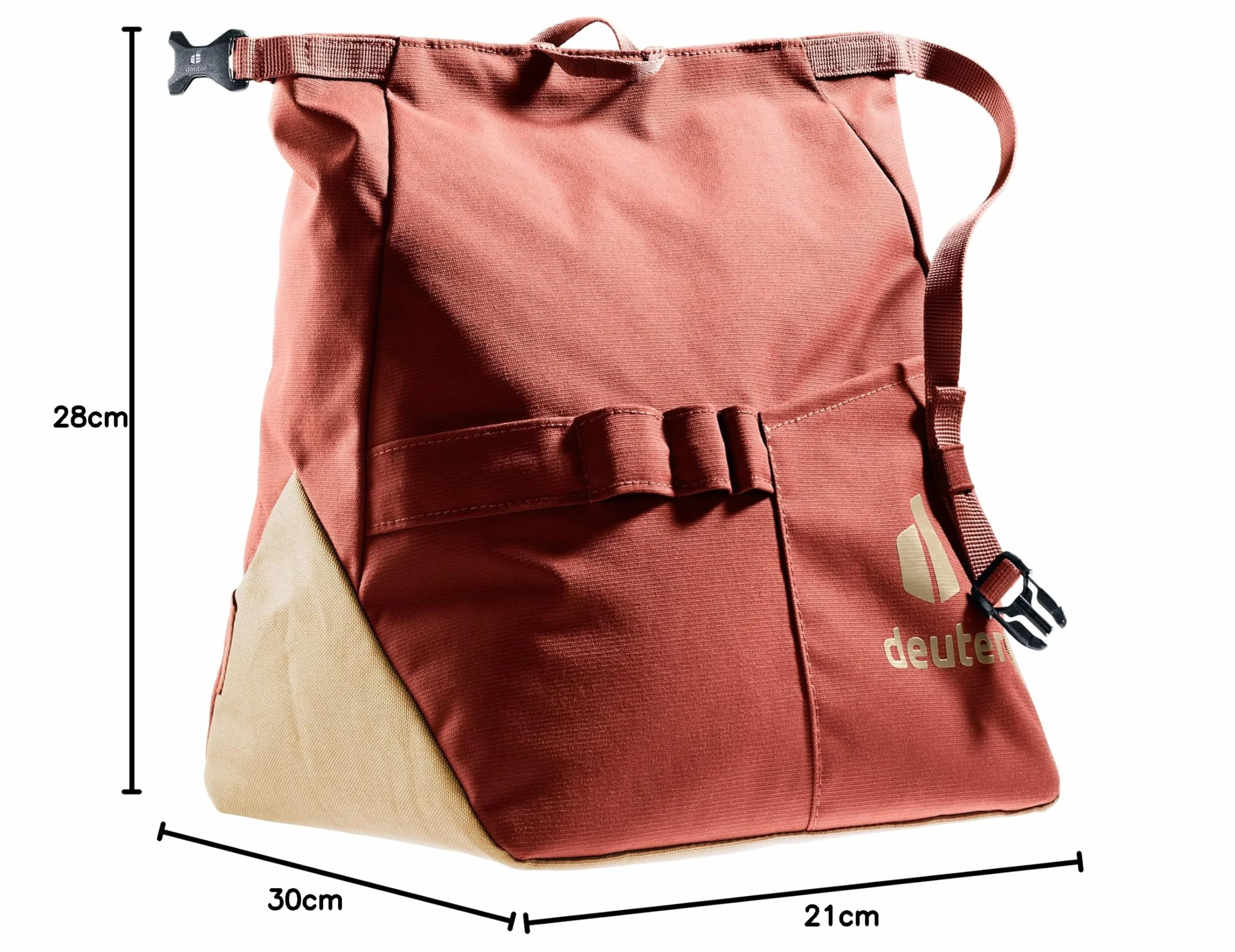 Deuter Gravity Boulder Bag torba magnezowa czerwona glina