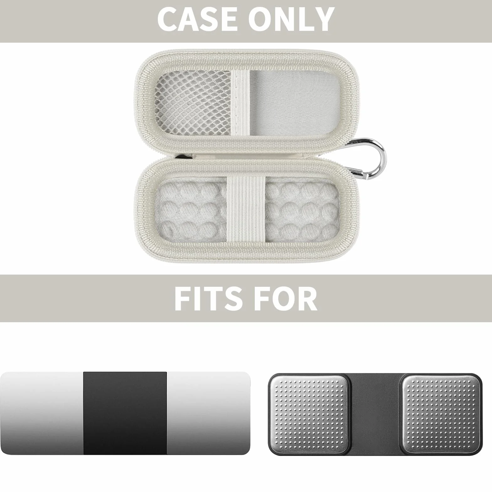 Etui na monitor serca kompatybilne z AliveCor KardiaMobile 6L – monitor EKG 6 pomiarów do Apple i Android (szare)