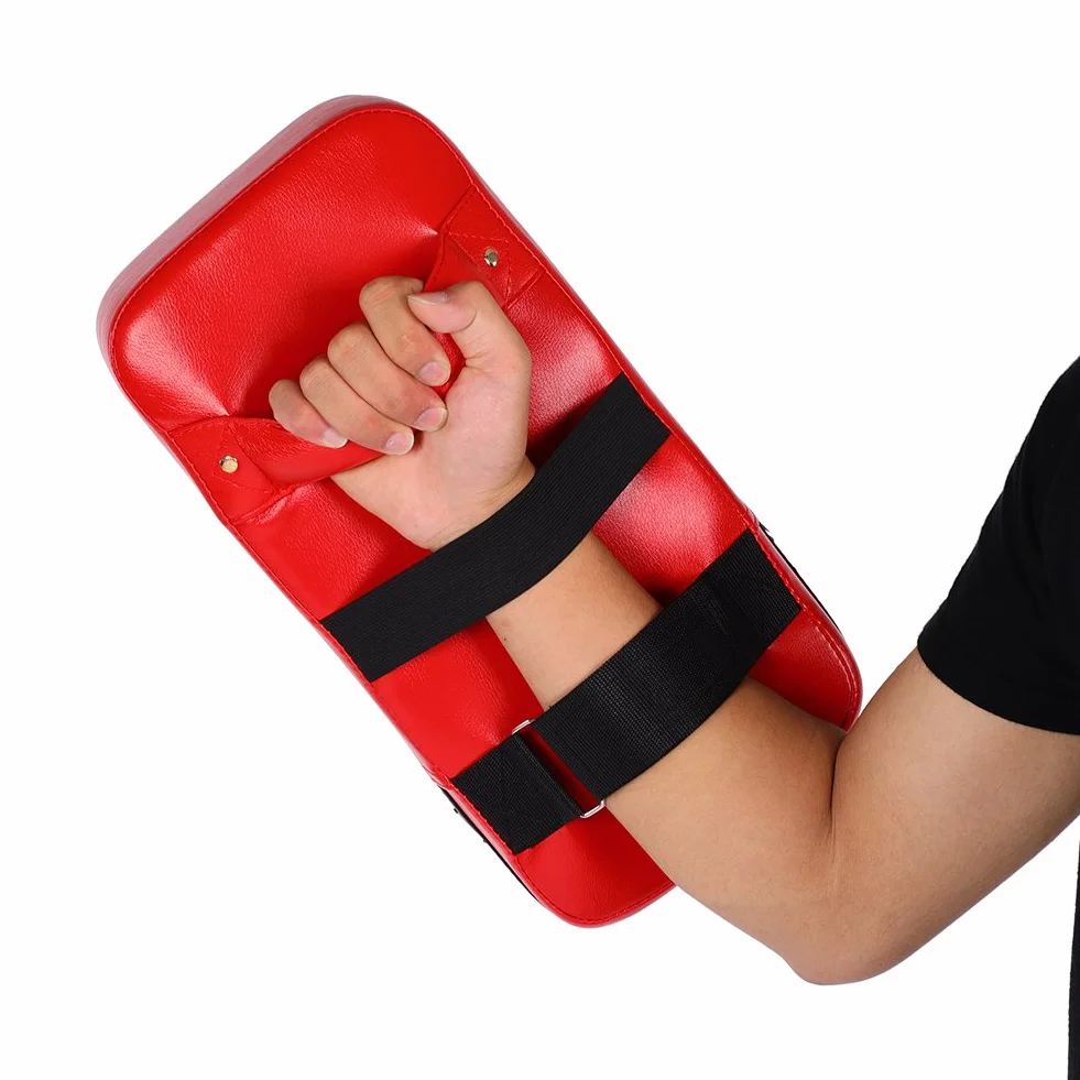 Alomejor Ochraniacze bokserskie ze skóry poliuretanowej, Muay Thai MMA sztuki walki, karate taekwondo, kick cel, worek bokserski, Pad Shield Training
