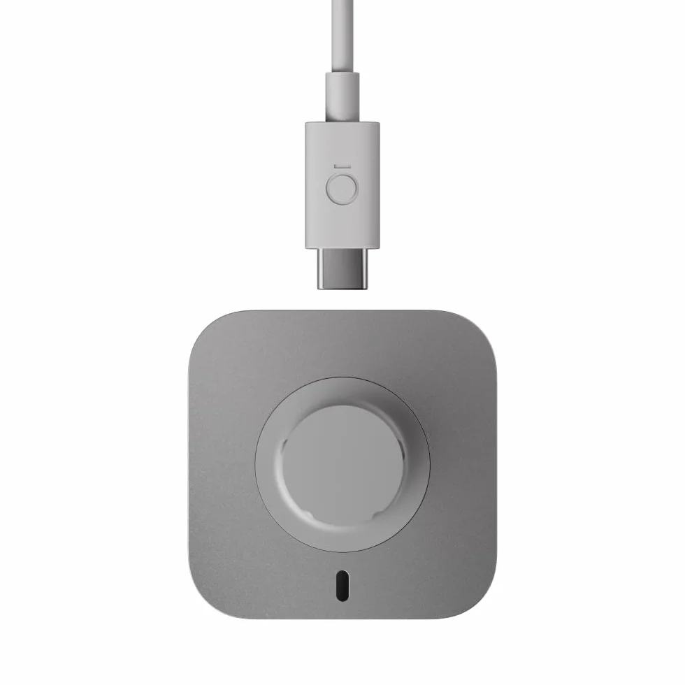Oura Ring 4 Ładowarka - Grey - Rozmiar 7 - Stacja ładująca i kabel USB-C | Po pelnym naladowaniu bateria inteligentnej obraczki wystarcza nawet na 8 dni