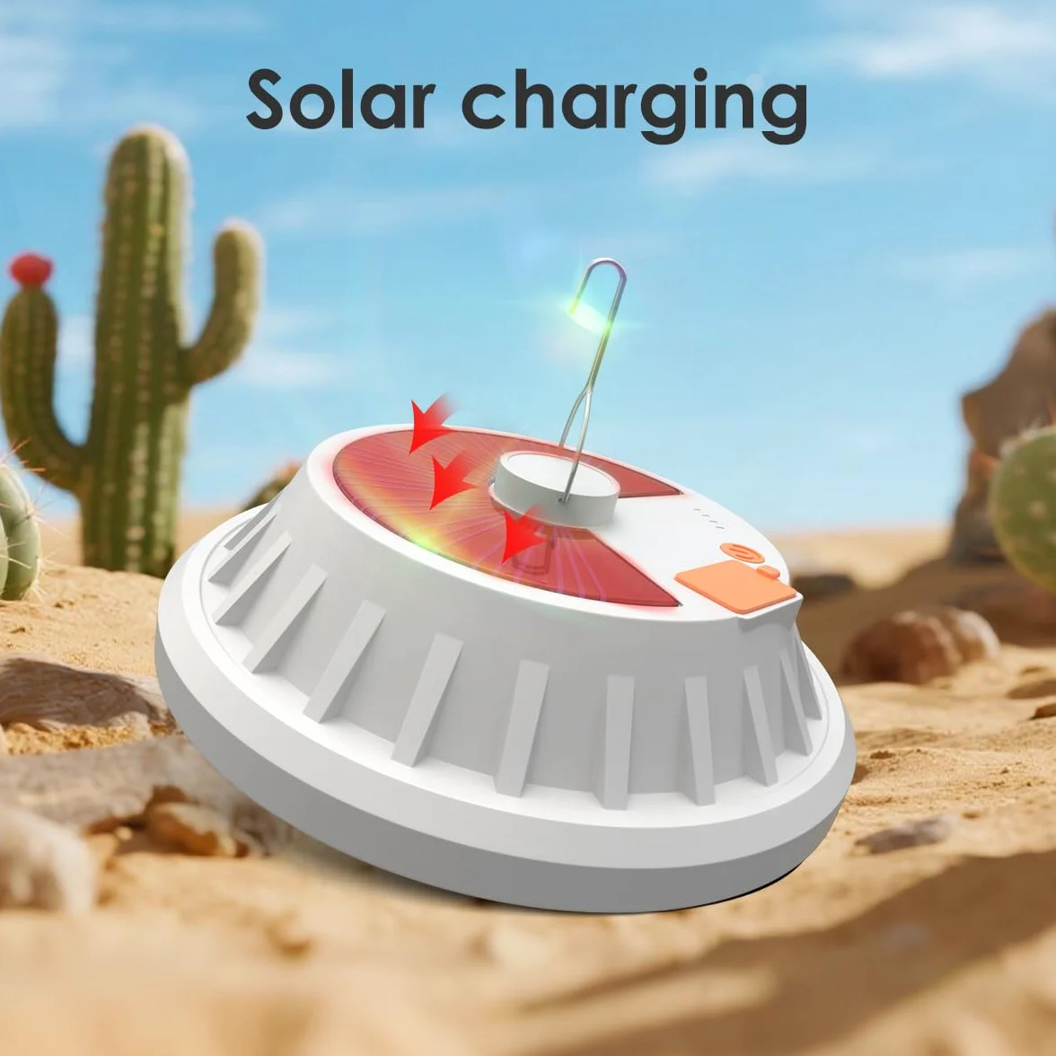 120 Solar Camping Lampa akumulatorowa z pilotem, USB Akumulator LED Lampa kempingowa, Power Bank, 5 trybów IPX7, wodoodporna lampa kempingowa do oświetlenia namiotu