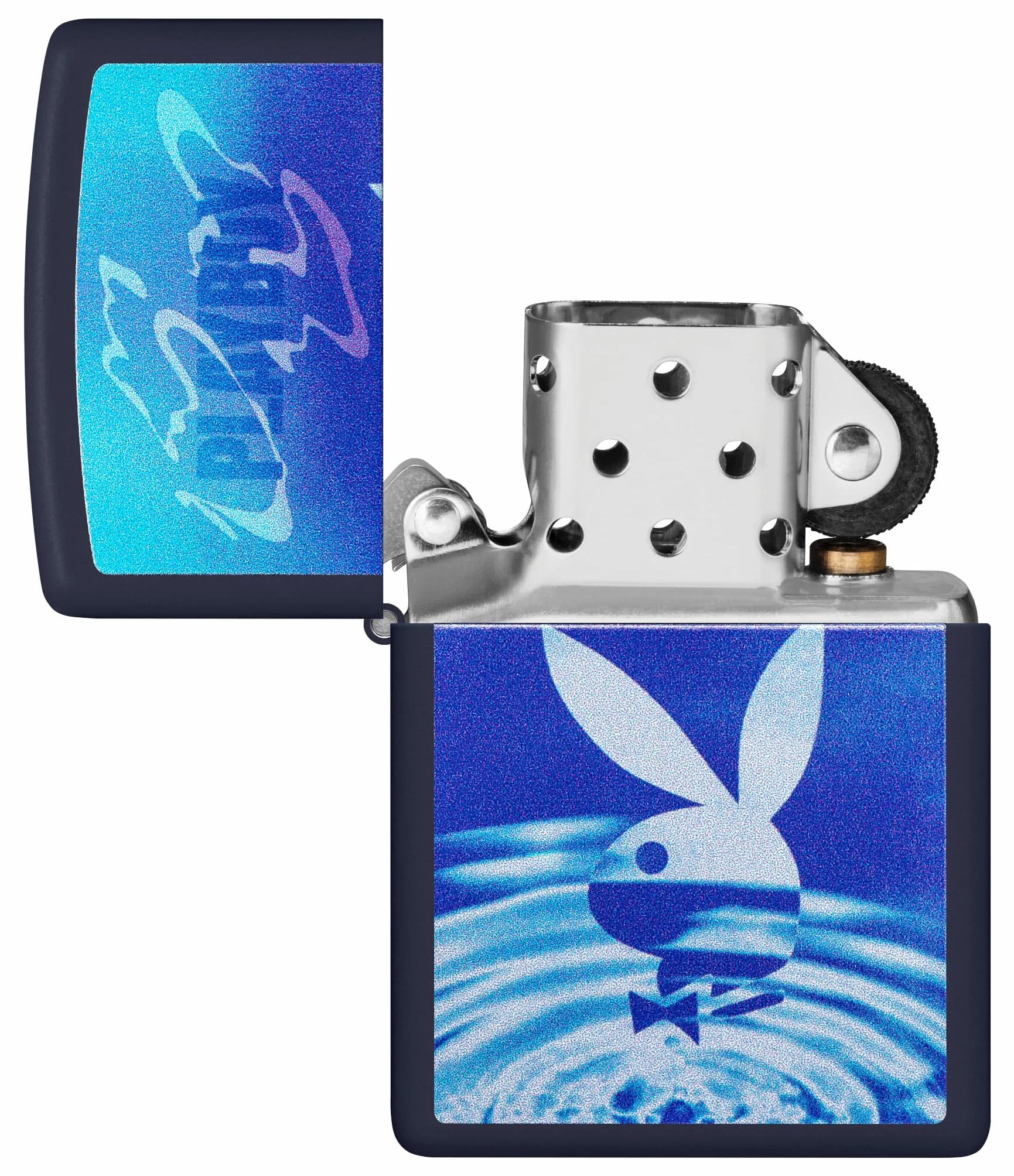 Zippo Playboy Zapalniczka Sztormowa Granatowa Matowa Wiatroodporna Wielokrotnego Użytku