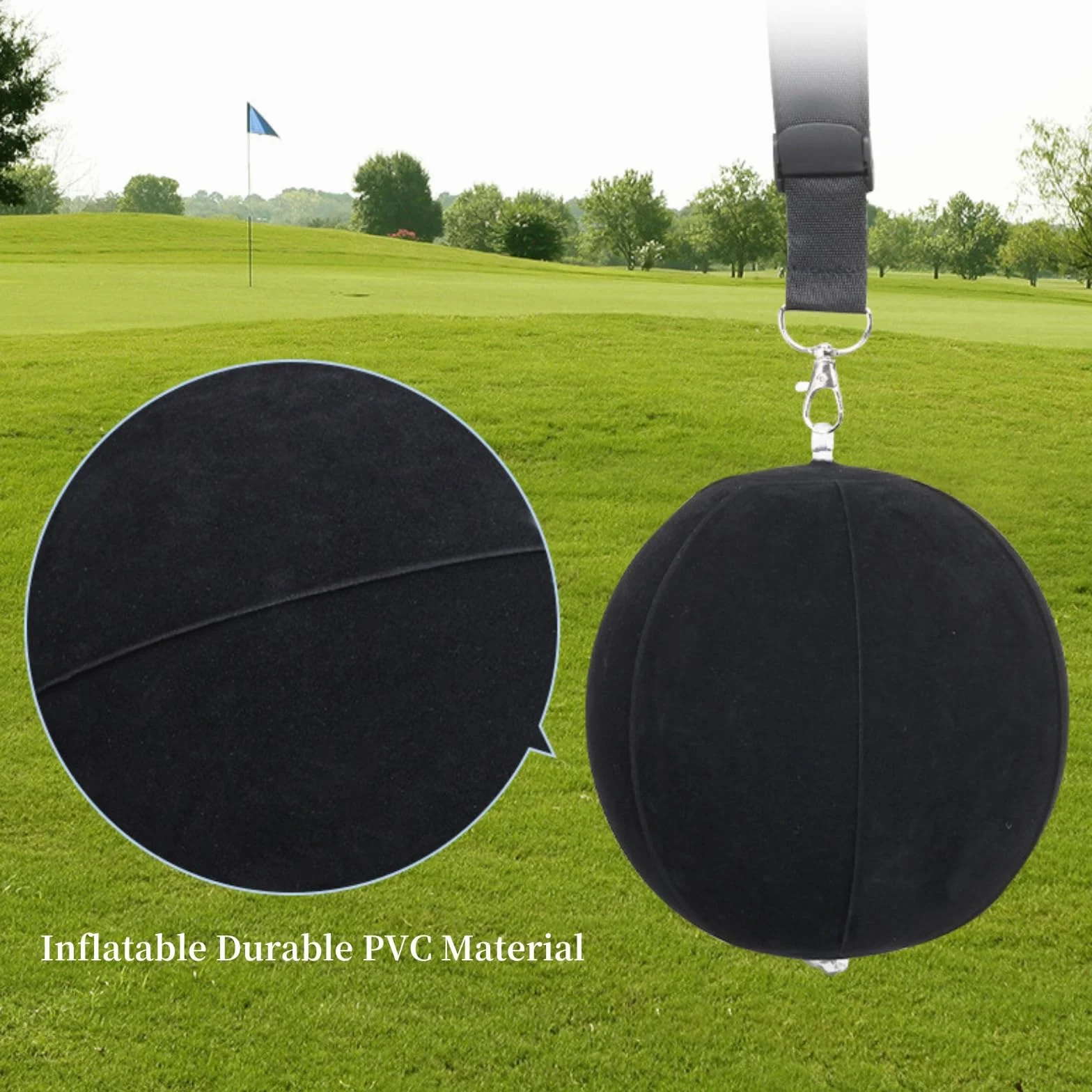 Pomocnik treningowy golfa, inteligentna piłka do trenera huśtawki golfowej, nadmuchiwany i przenośny sprzęt do treningu golfowego, piłka treningowa do korekcji postawy dla mężczyzn kobiet