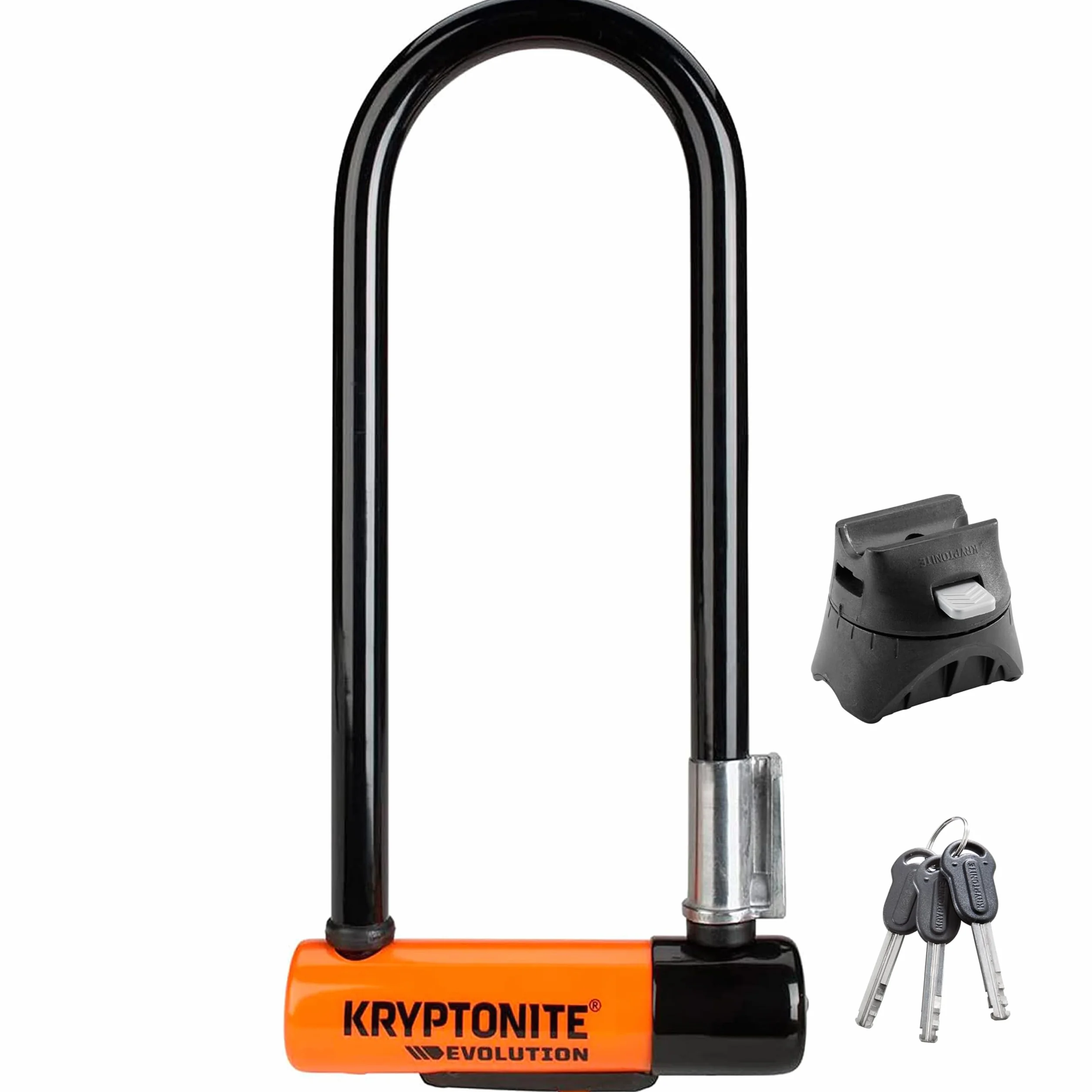 Kryptonite Evolution zapięcie pałąkowe z uchwytem FlexFrame U, 11-14 mm